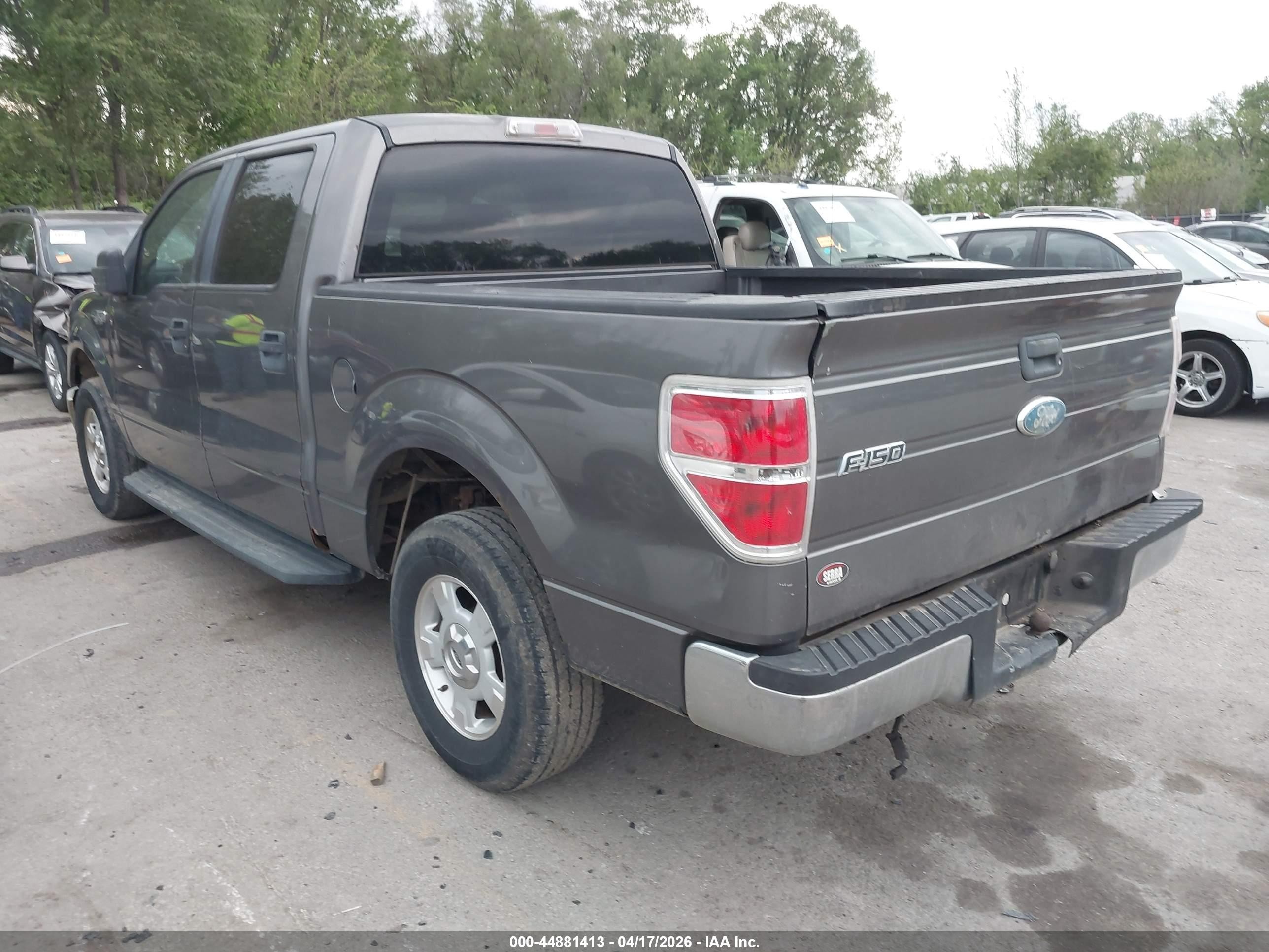 2009 Ford F-150 Xlt Gray vin: 1FTPW12V79KC73370