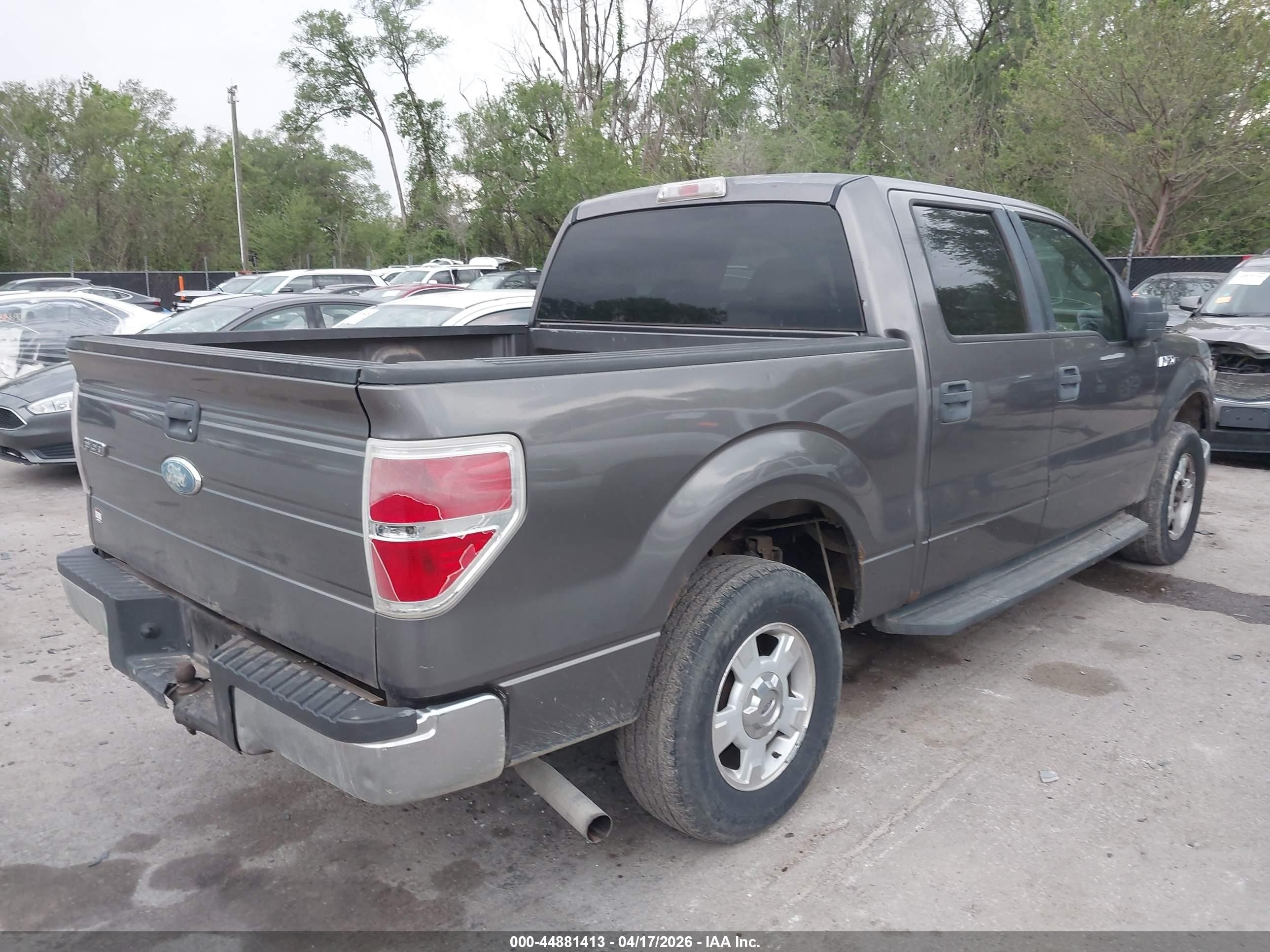 2009 Ford F-150 Xlt Gray vin: 1FTPW12V79KC73370