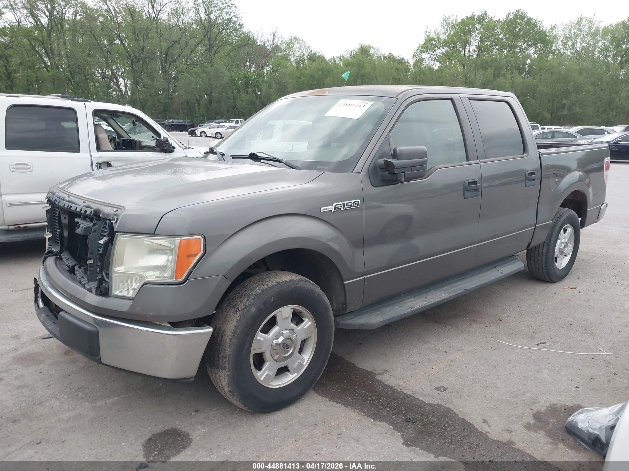 2009 Ford F-150 Xlt Gray vin: 1FTPW12V79KC73370