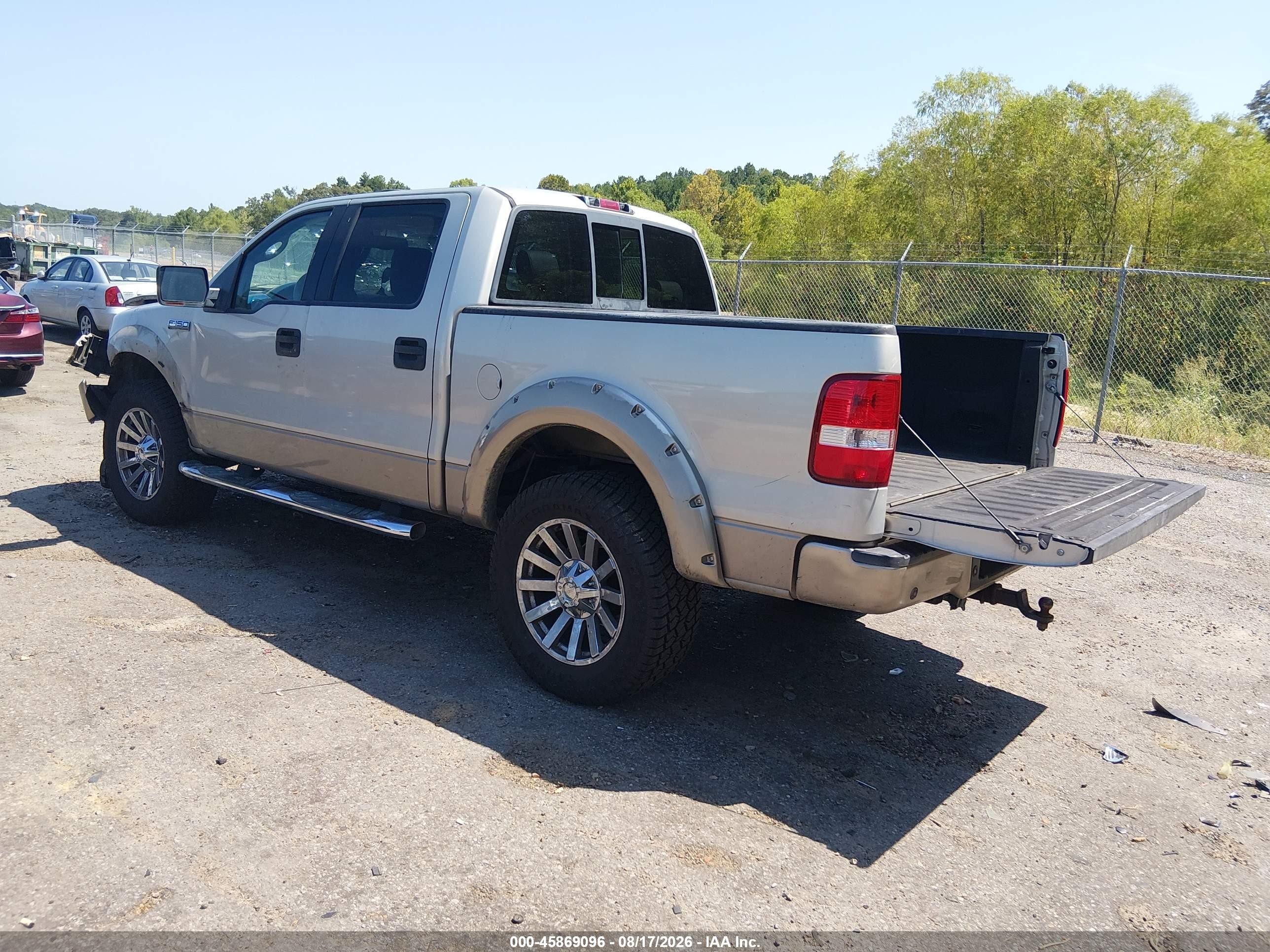2006 Ford F-150 Lariat/xlt Silver vin: 1FTPW12V86FA82836
