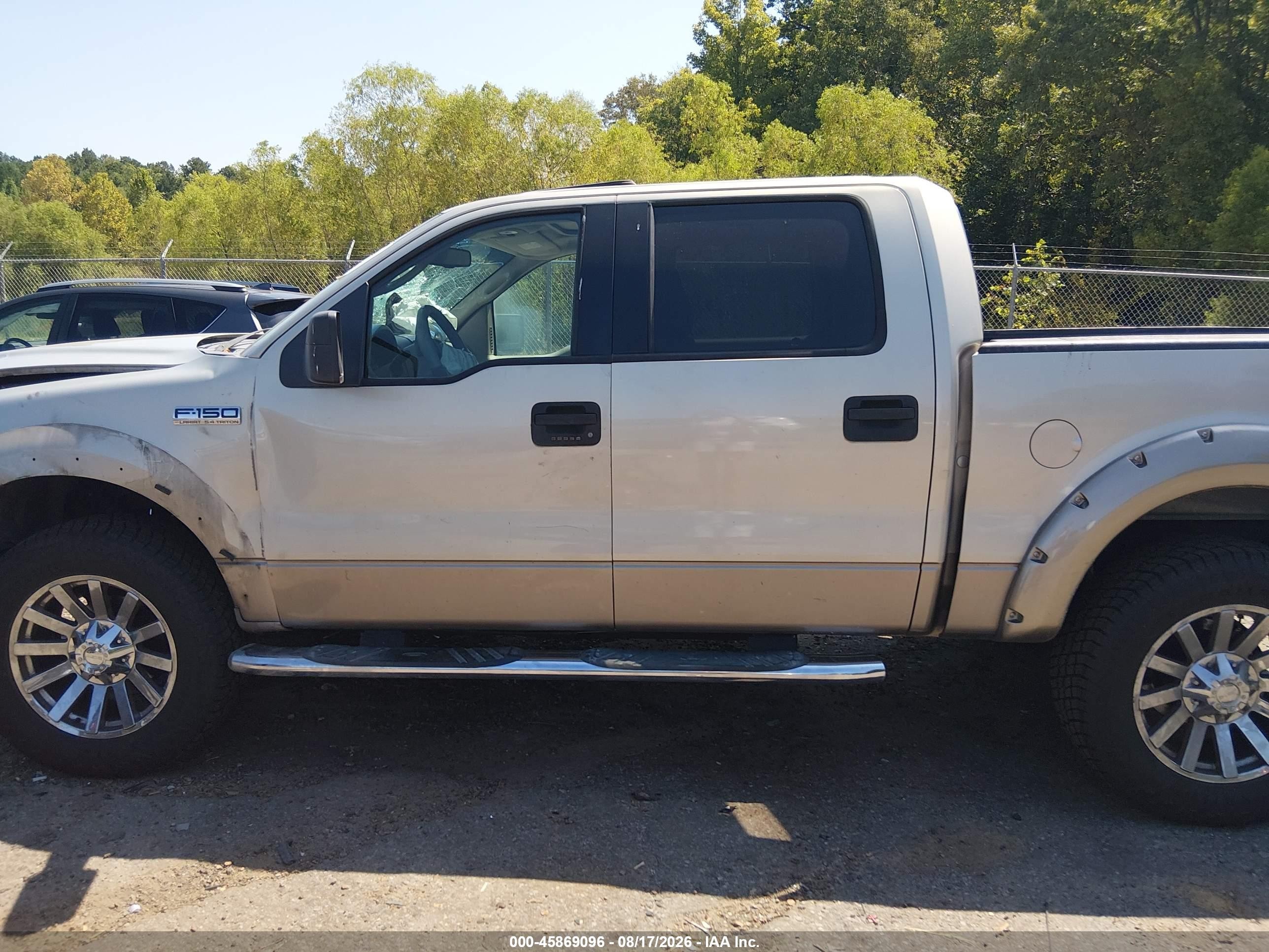 2006 Ford F-150 Lariat/xlt Silver vin: 1FTPW12V86FA82836