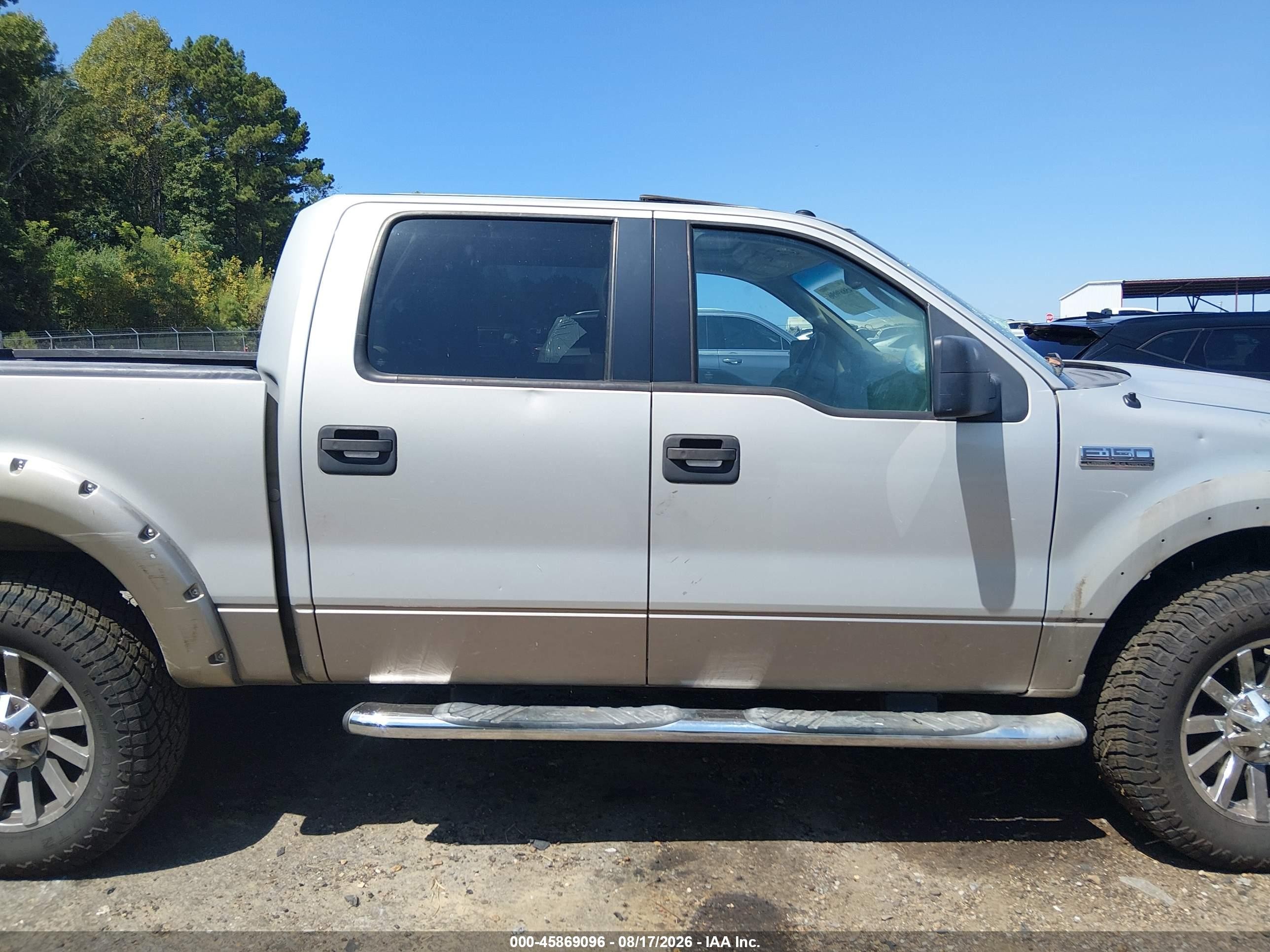 2006 Ford F-150 Lariat/xlt Silver vin: 1FTPW12V86FA82836