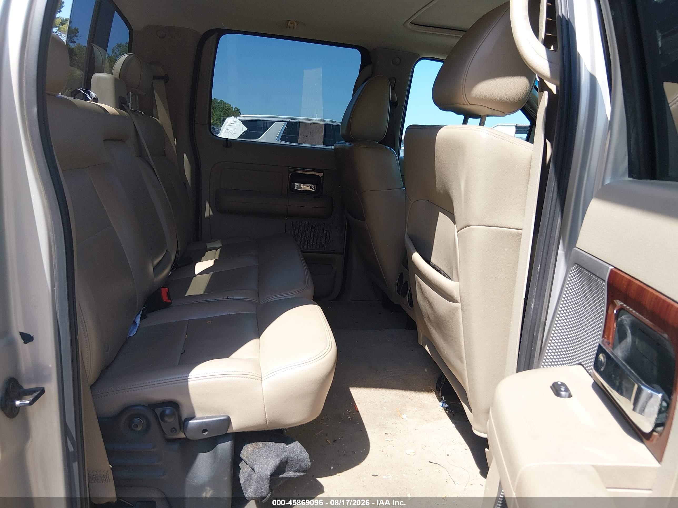 2006 Ford F-150 Lariat/xlt Silver vin: 1FTPW12V86FA82836