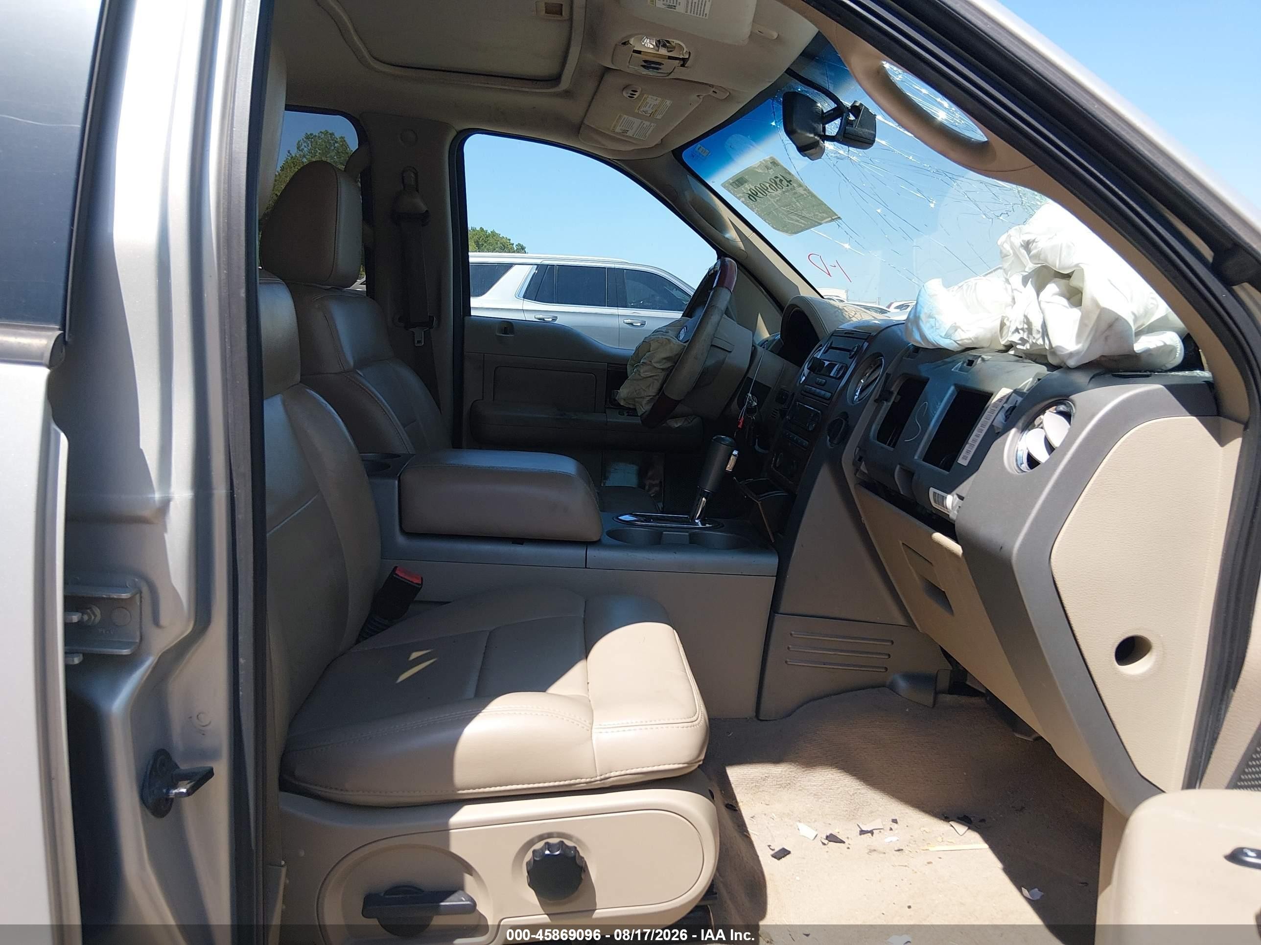 2006 Ford F-150 Lariat/xlt Silver vin: 1FTPW12V86FA82836
