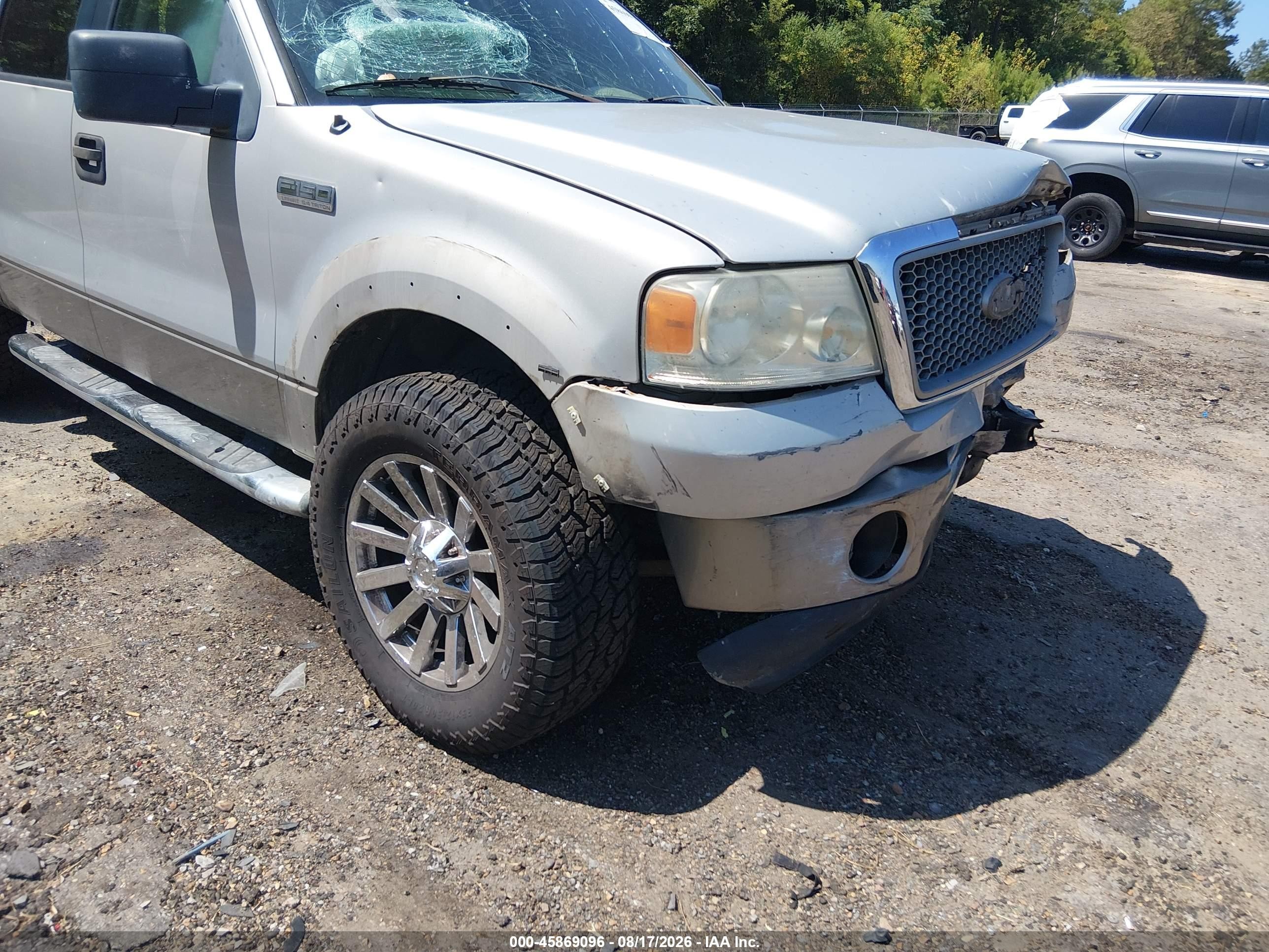 2006 Ford F-150 Lariat/xlt Silver vin: 1FTPW12V86FA82836