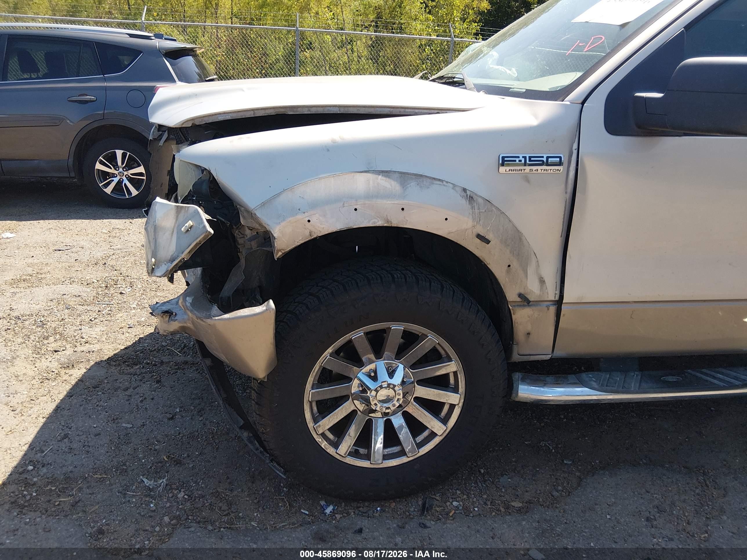 2006 Ford F-150 Lariat/xlt Silver vin: 1FTPW12V86FA82836
