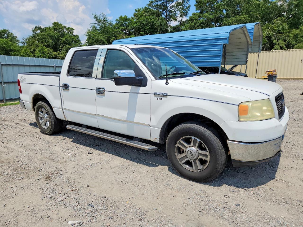 2006 Ford F150 Supercrew White vin: 1FTPW12V86FB52447