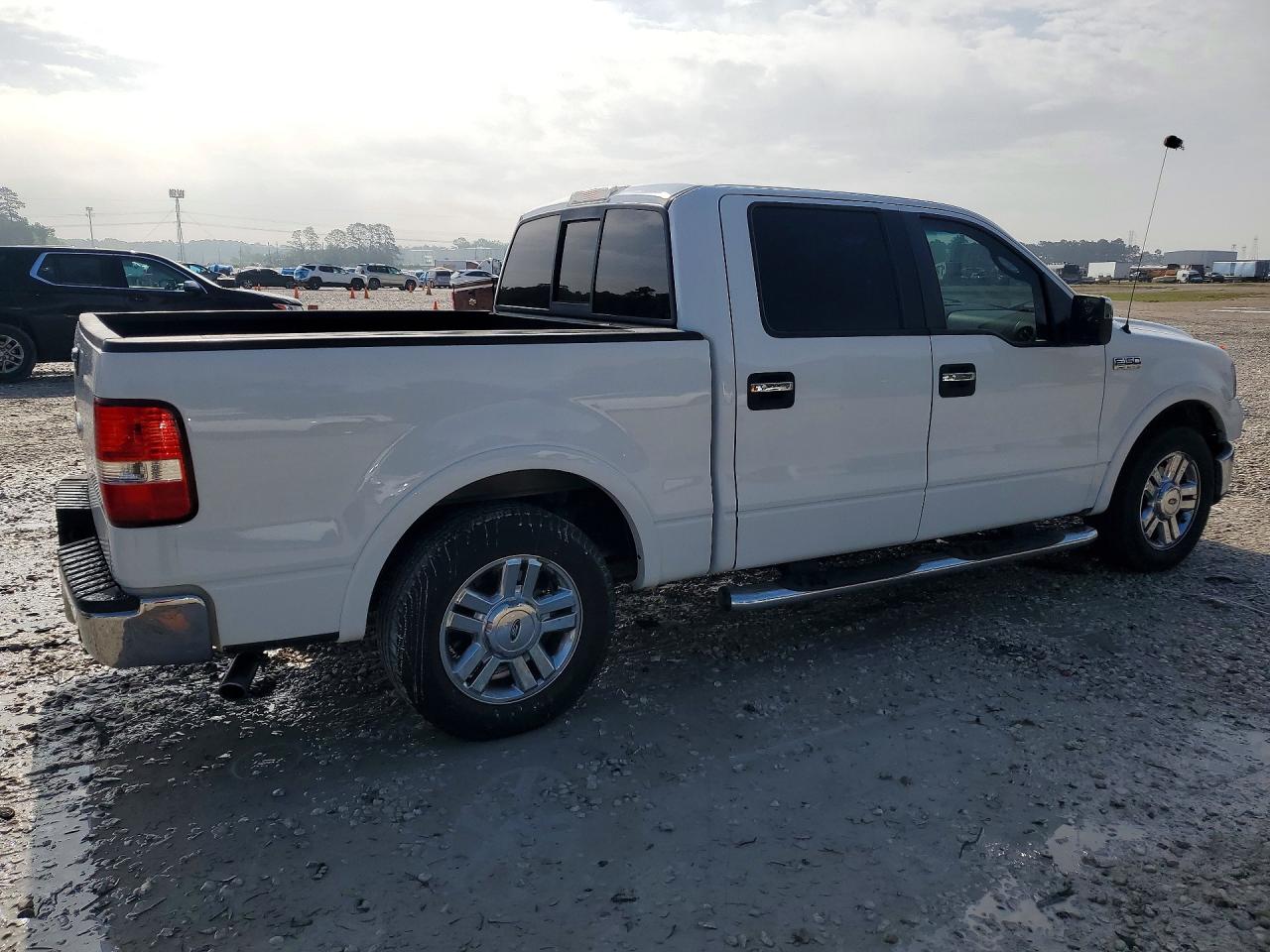 2007 Ford F150 Supercrew White vin: 1FTPW12V87FA17390
