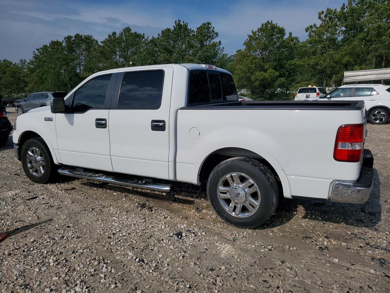 2007 Ford F150 Supercrew White vin: 1FTPW12V87FA17390