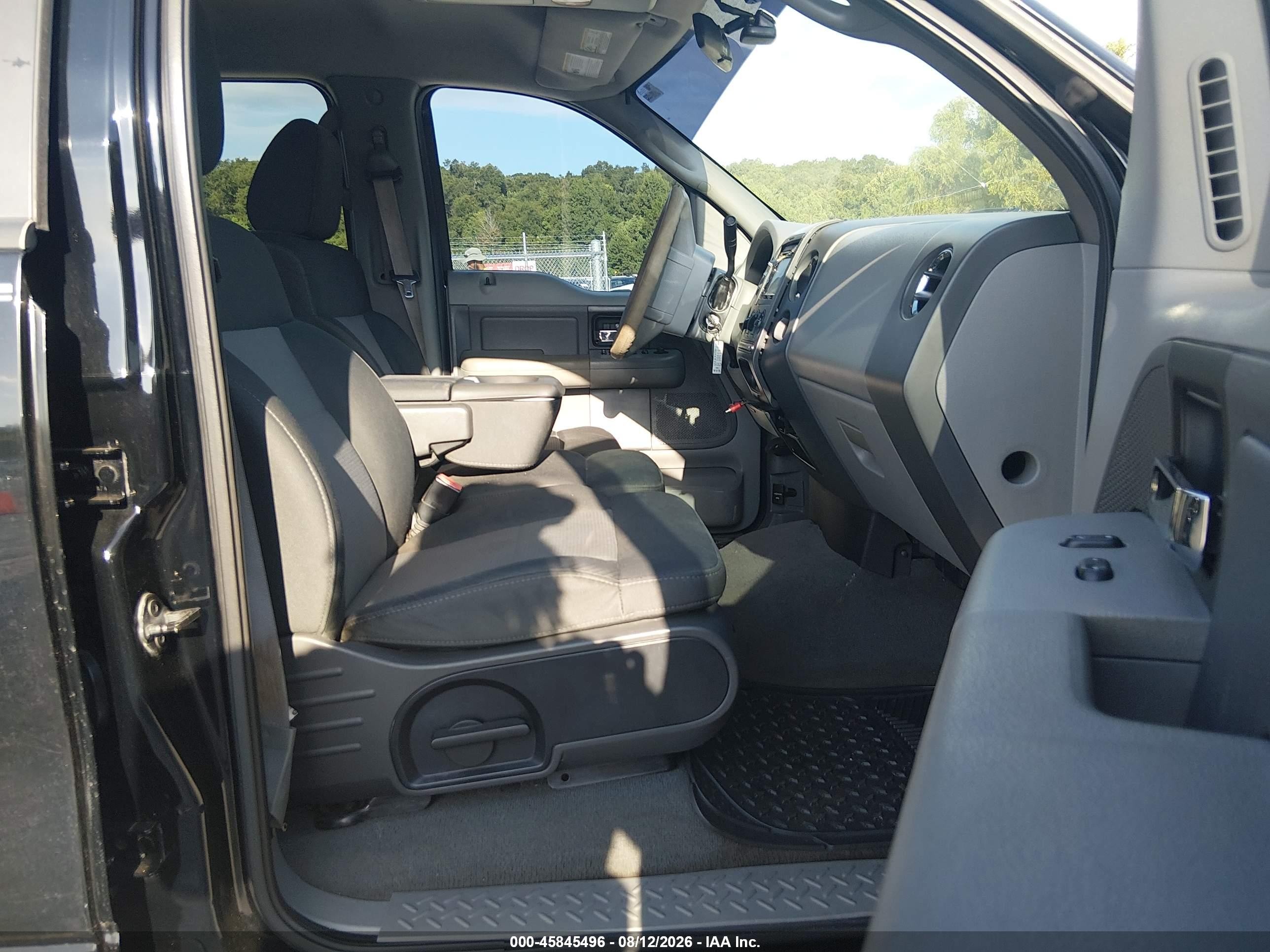 2007 Ford F-150 Lariat/xlt Black vin: 1FTPW12V87FA98102