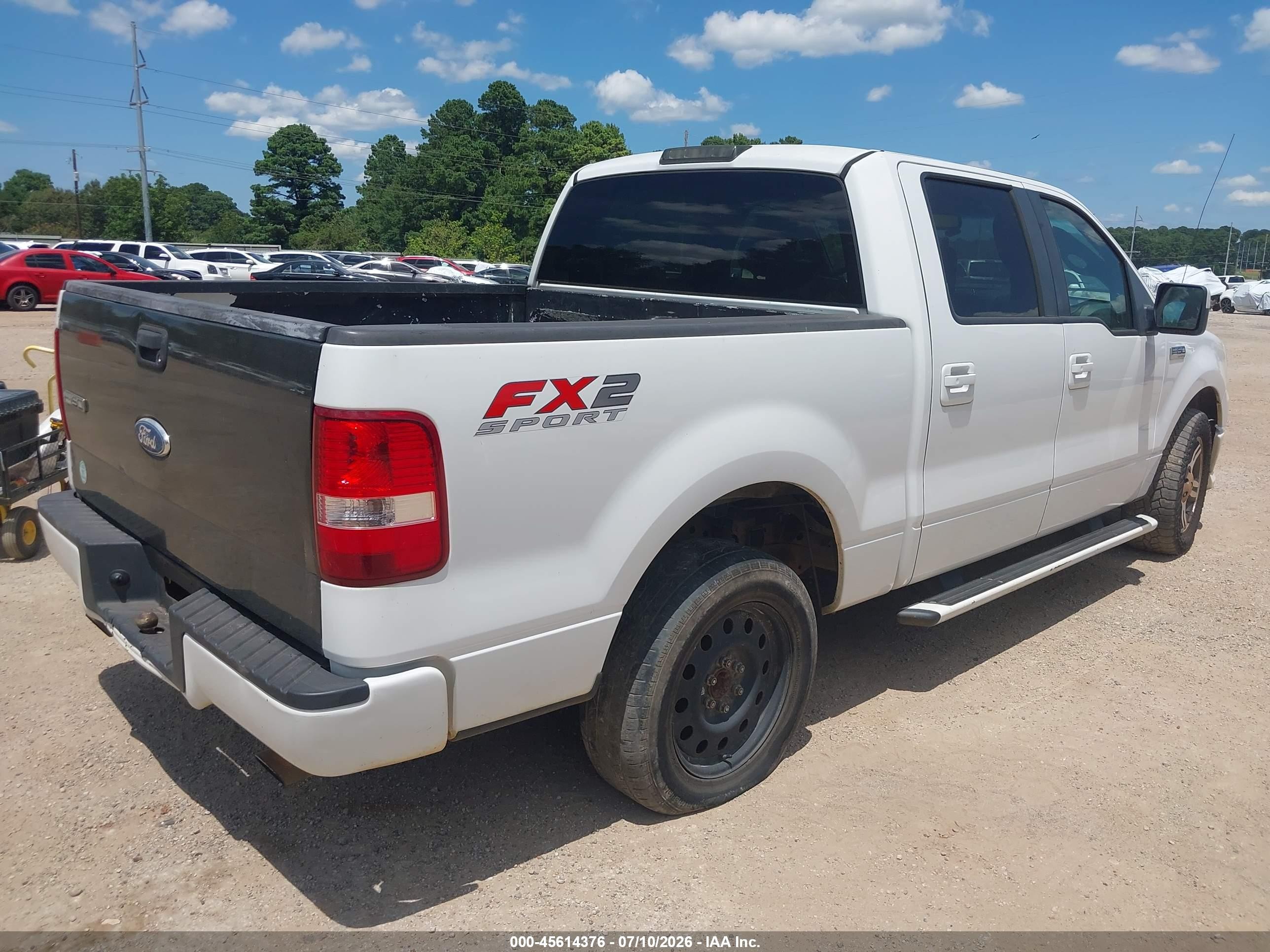 2007 Ford F-150 Lariat/xlt White vin: 1FTPW12V87KB22633