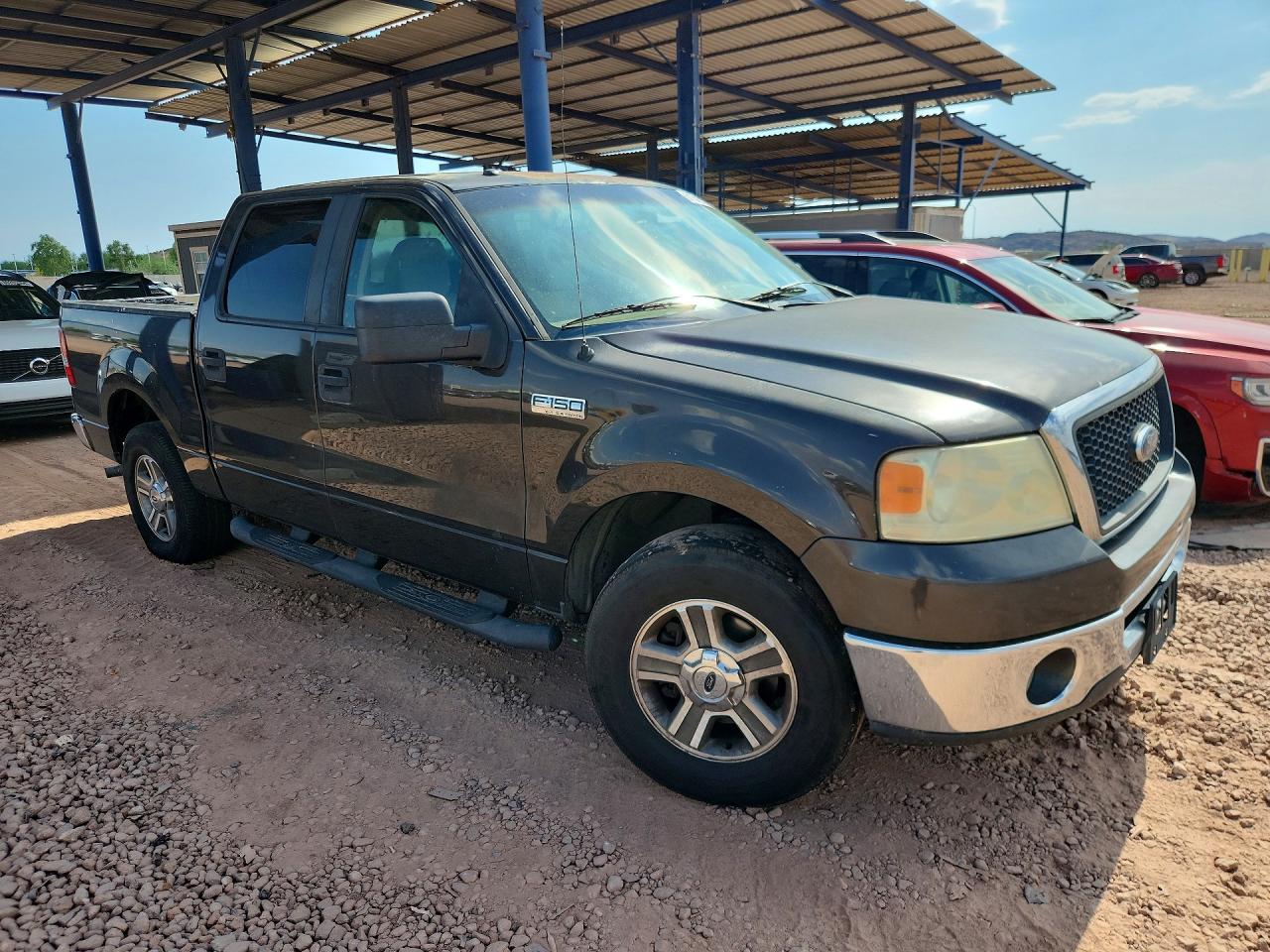 2007 Ford F150 Supercrew Gray vin: 1FTPW12V87KB22776