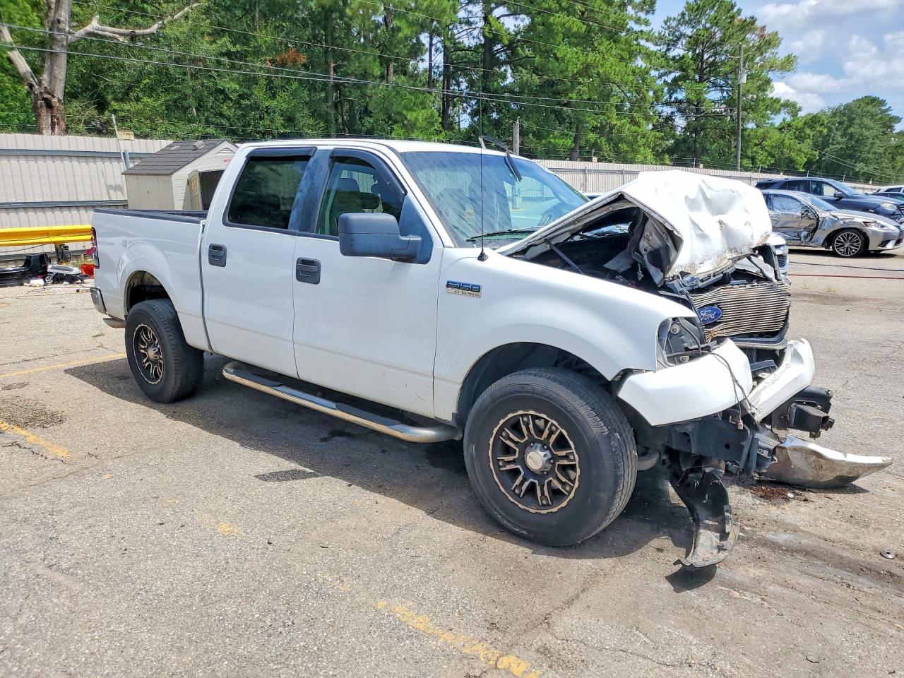 2008 Ford F150 Supercrew White vin: 1FTPW12V88FB17037