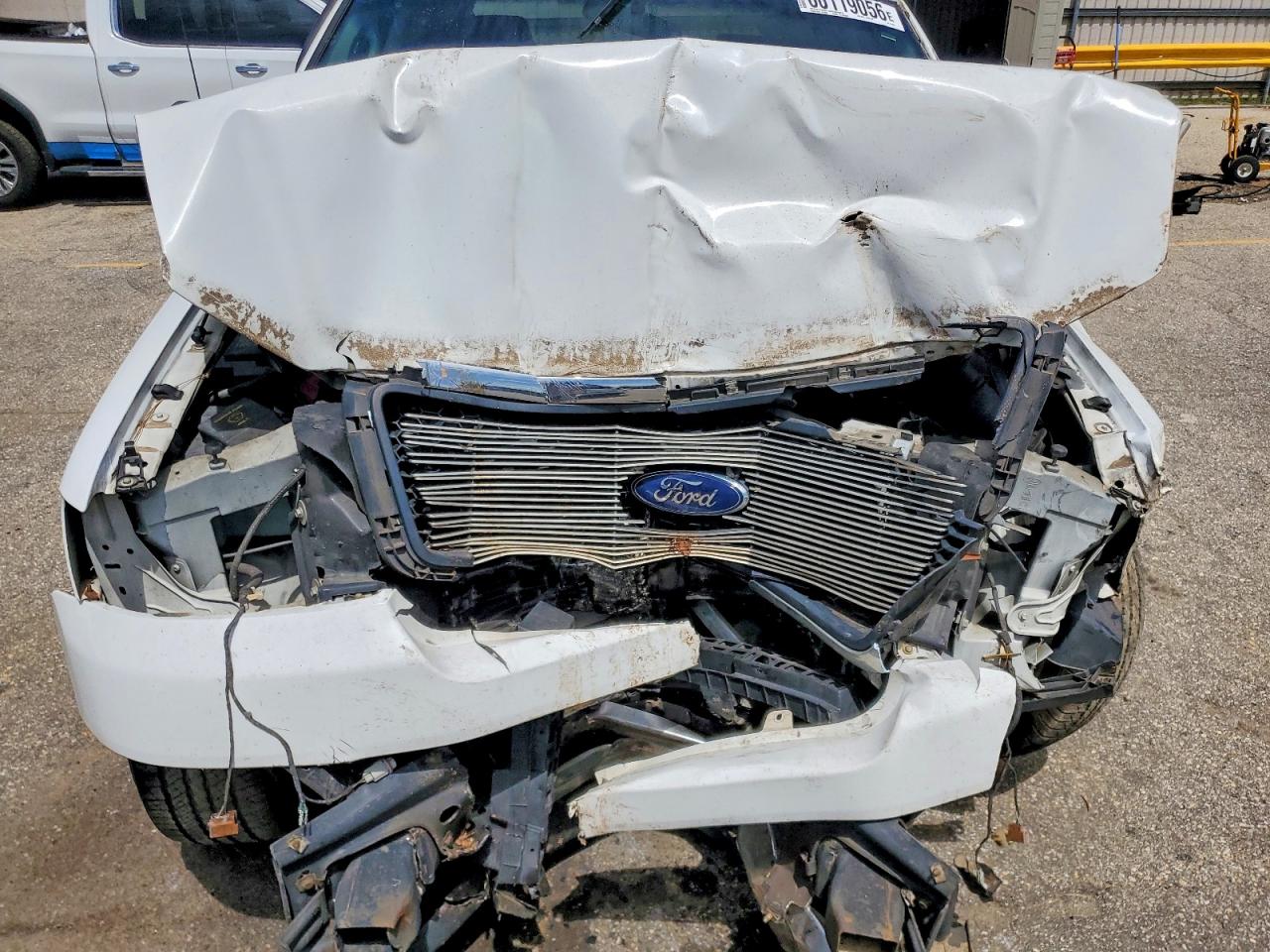 2008 Ford F150 Supercrew White vin: 1FTPW12V88FB17037