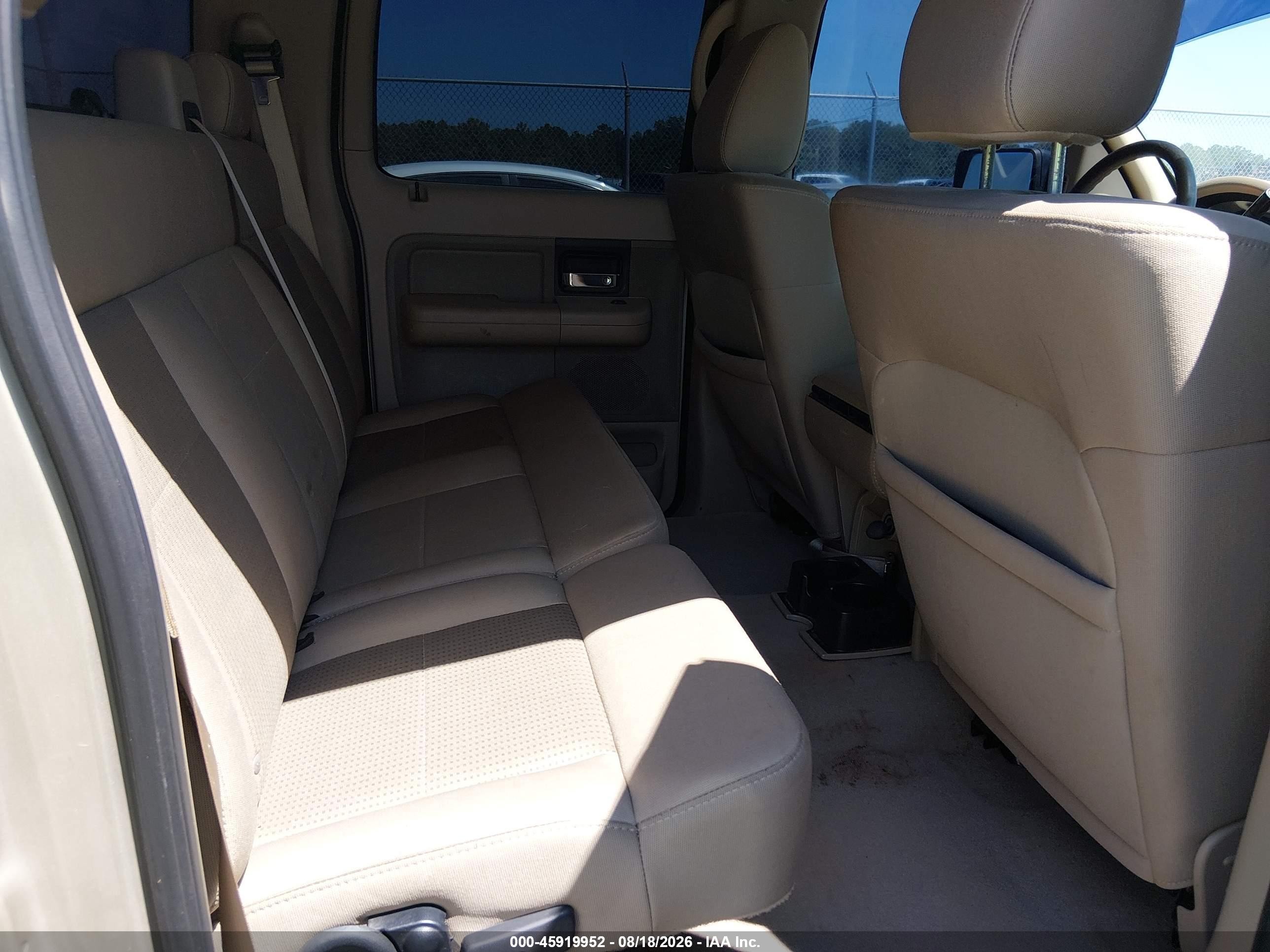 2008 Ford F-150 60th Anniversary/fx2/king Ranch/lariat/xlt Бежевый vin: 1FTPW12V88KB79738