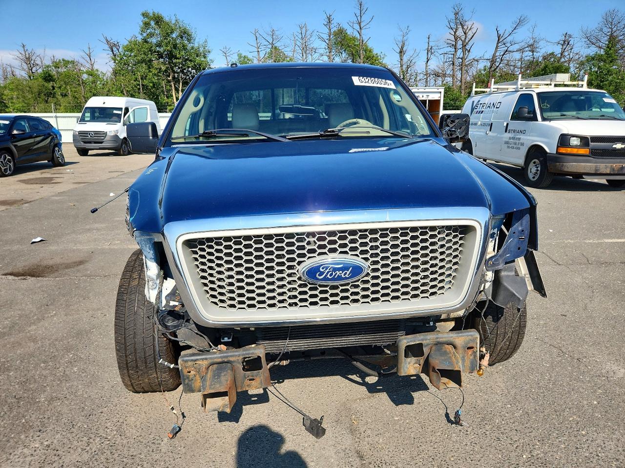 2008 Ford F150 Supercrew Синий vin: 1FTPW12V88KC84070