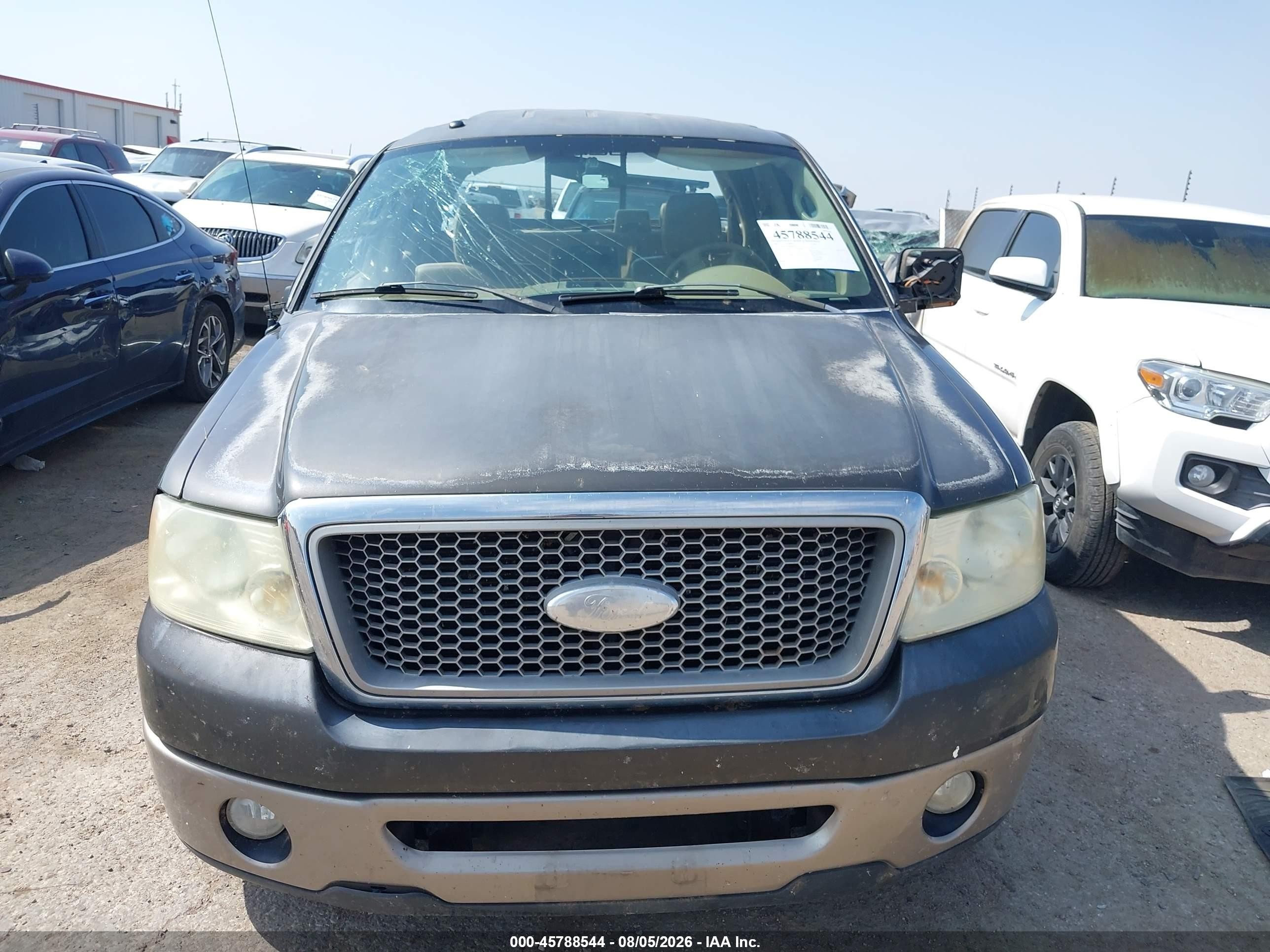 2006 Ford F-150 Lariat/xlt Gray vin: 1FTPW12V96FB80726