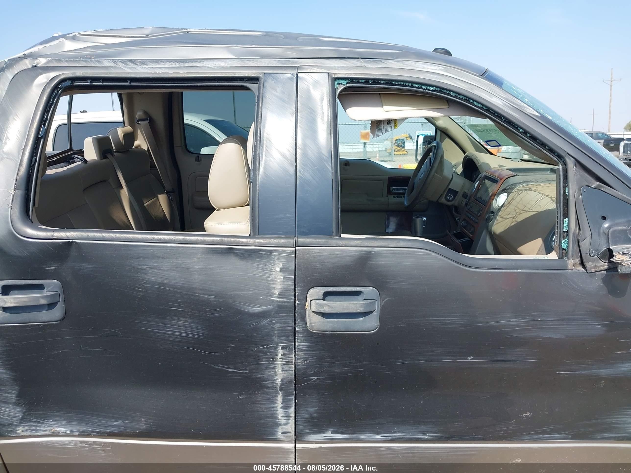 2006 Ford F-150 Lariat/xlt Gray vin: 1FTPW12V96FB80726
