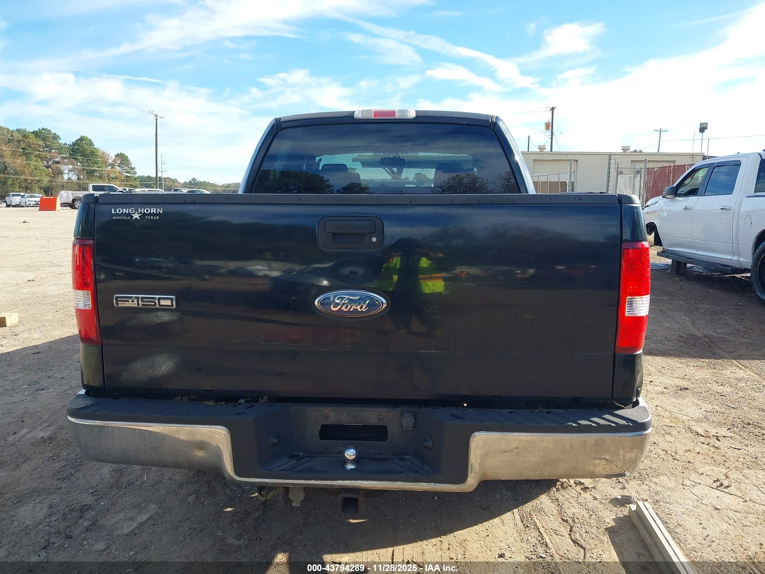 2007 Ford F-150 Lariat/xlt Black vin: 1FTPW12V97FA79123
