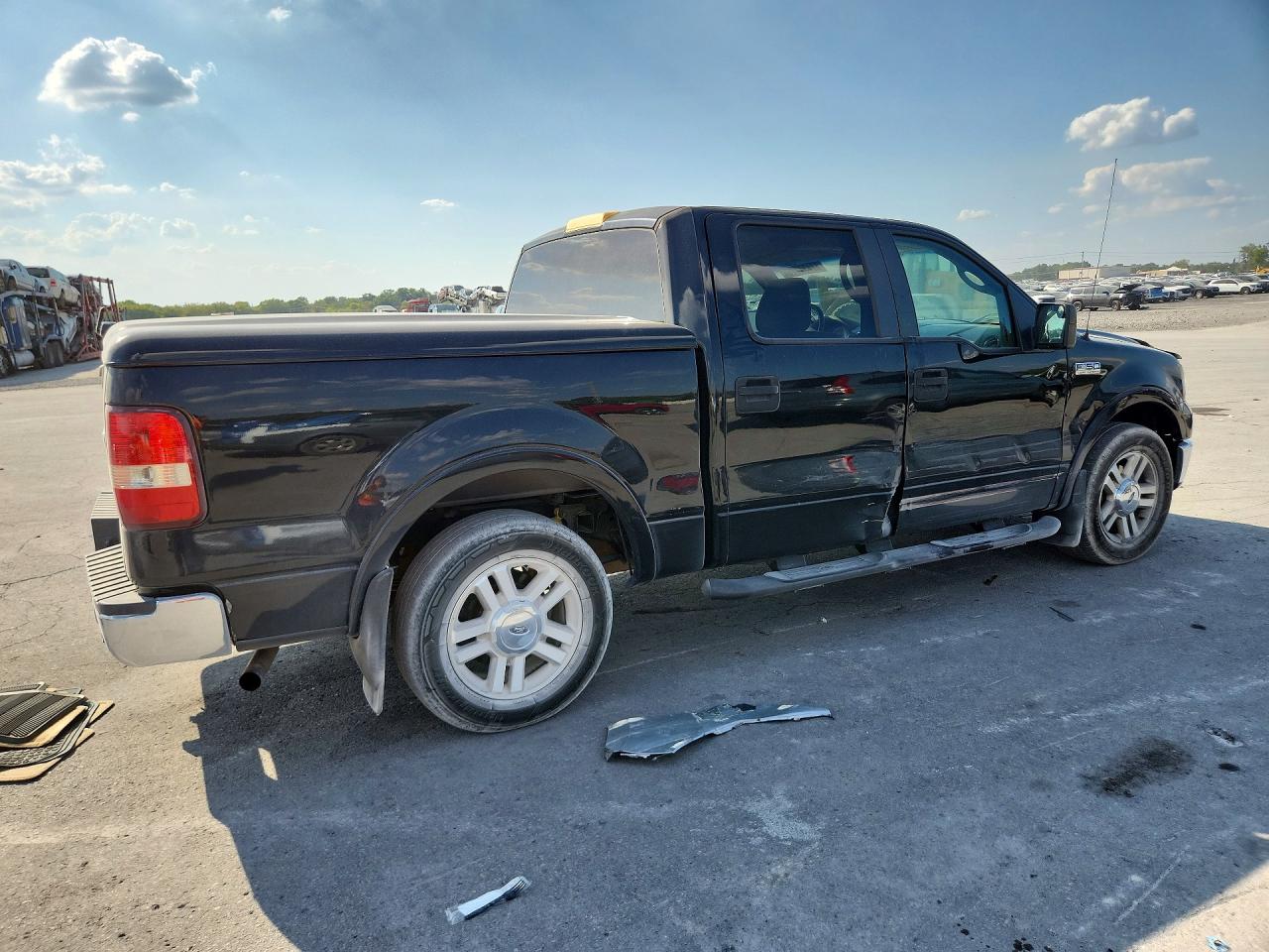 2007 Ford F150 Supercrew Black vin: 1FTPW12V97KA69148