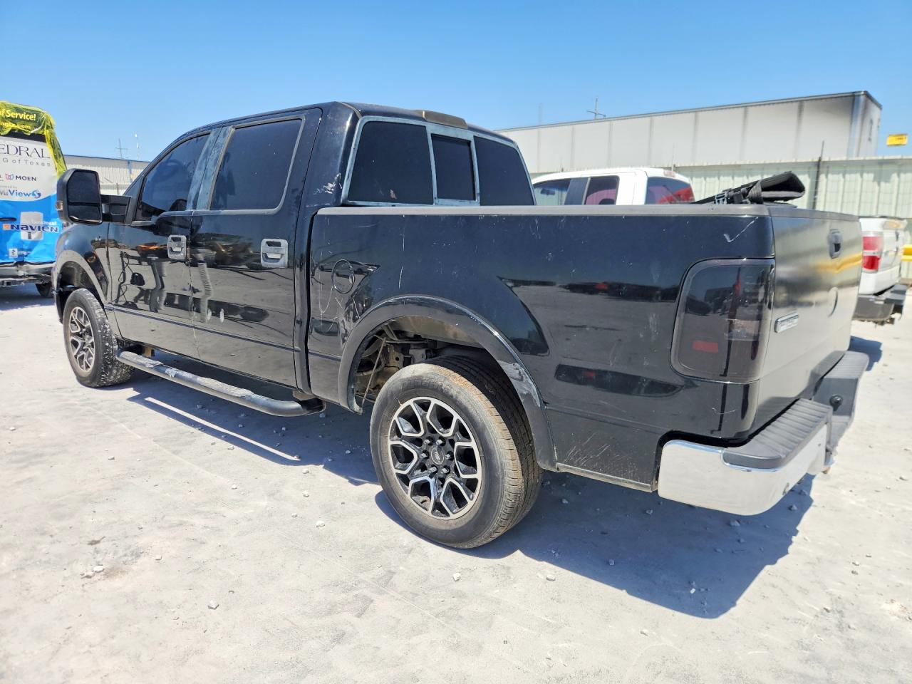 2007 Ford F150 Supercrew Черный vin: 1FTPW12V97KC64523