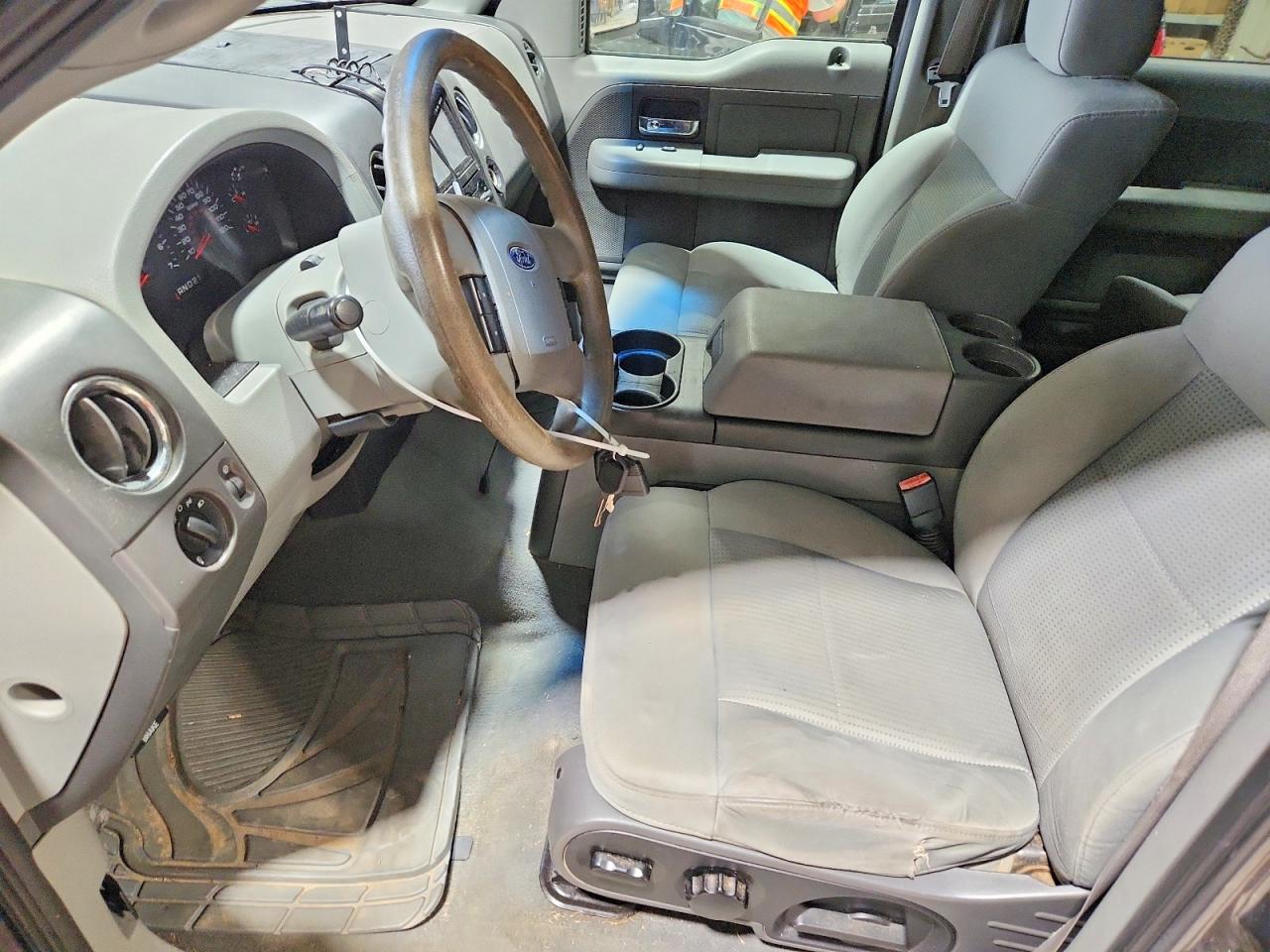 2007 Ford F150 Supercrew Gray vin: 1FTPW12V97KC67454