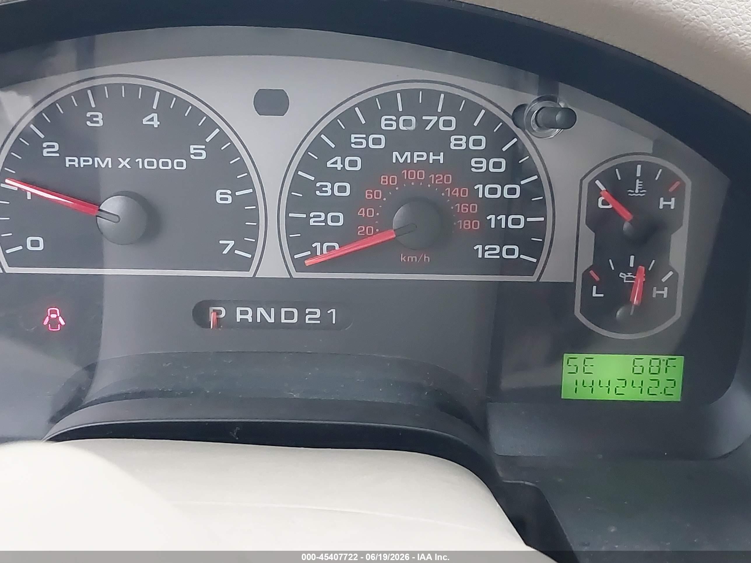 2007 Ford F-150 Lariat/xlt Tan vin: 1FTPW12V97KC88577