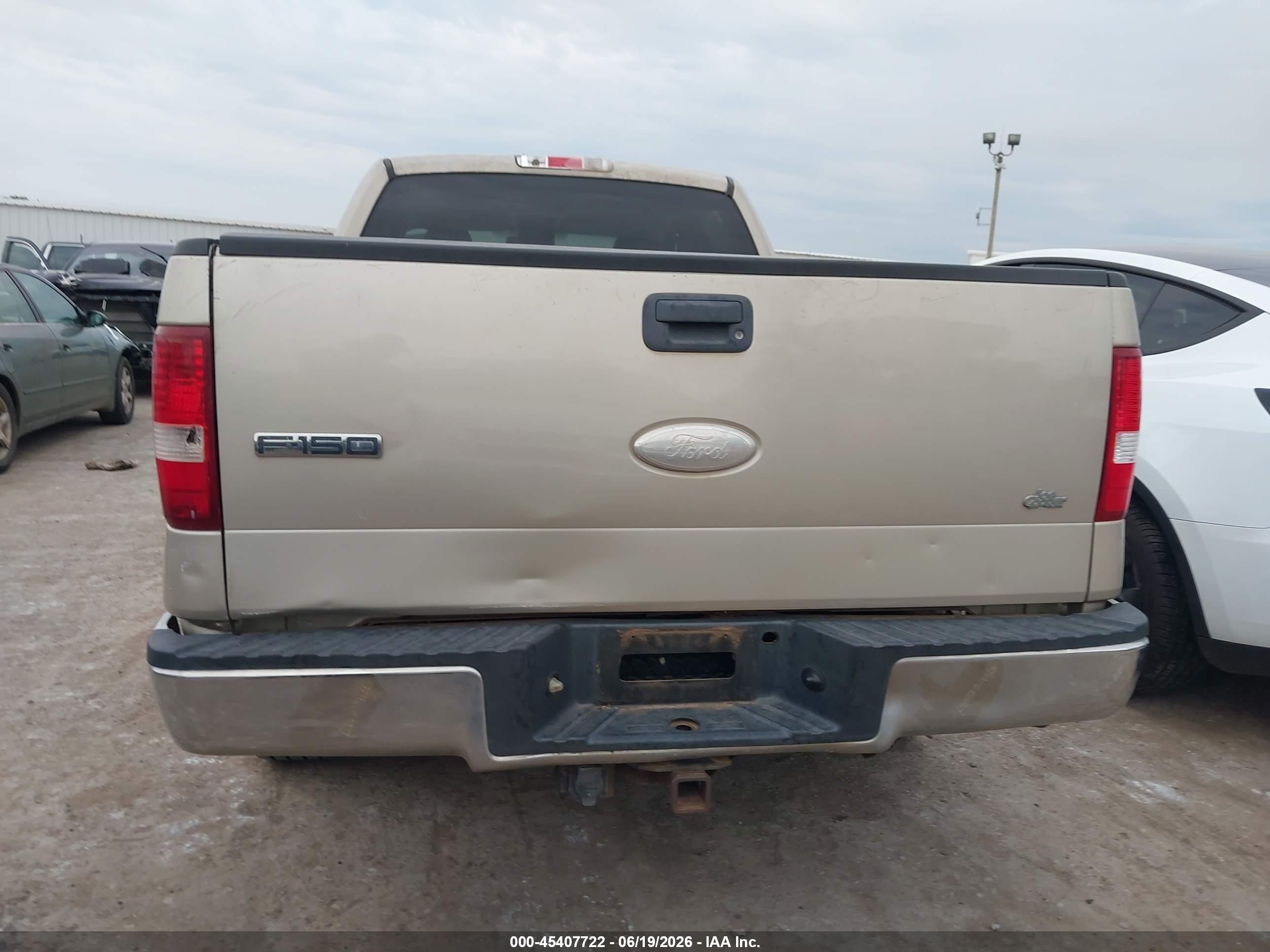 2007 Ford F-150 Lariat/xlt Tan vin: 1FTPW12V97KC88577