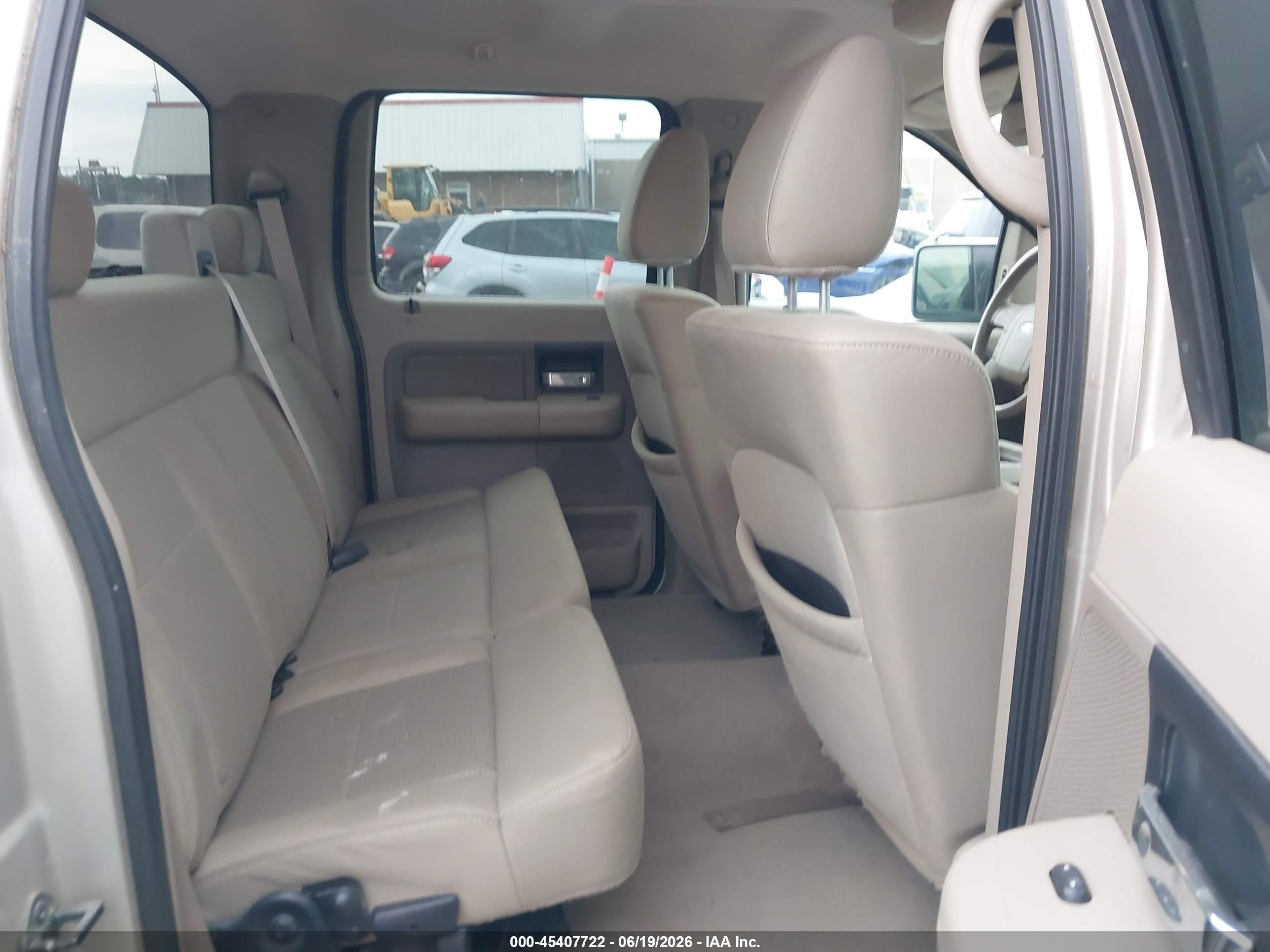 2007 Ford F-150 Lariat/xlt Tan vin: 1FTPW12V97KC88577