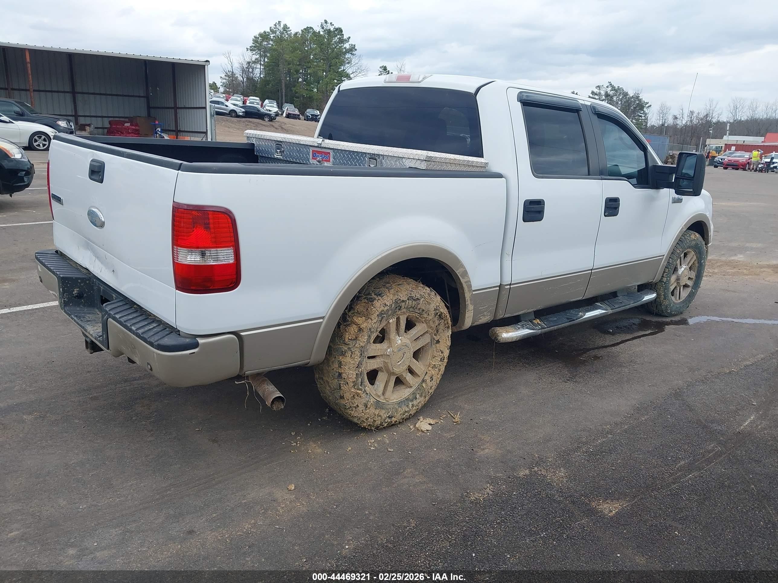 2008 Ford F-150 60th Anniversary/fx2/king Ranch/lariat/xlt White vin: 1FTPW12V98FA07002