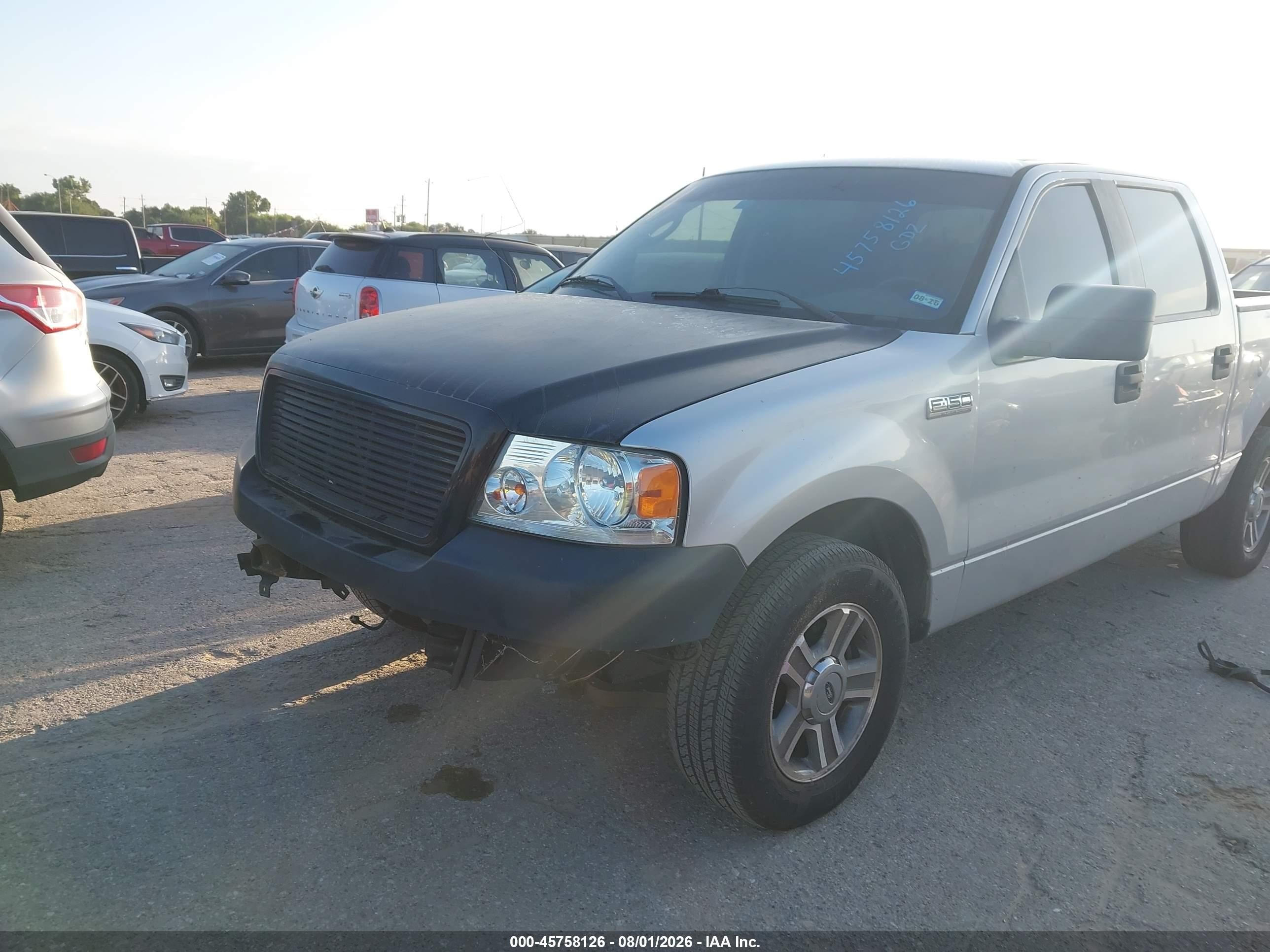 2008 Ford F-150 60th Anniversary/fx2/king Ranch/lariat/xlt Серебряный vin: 1FTPW12V98FC10004