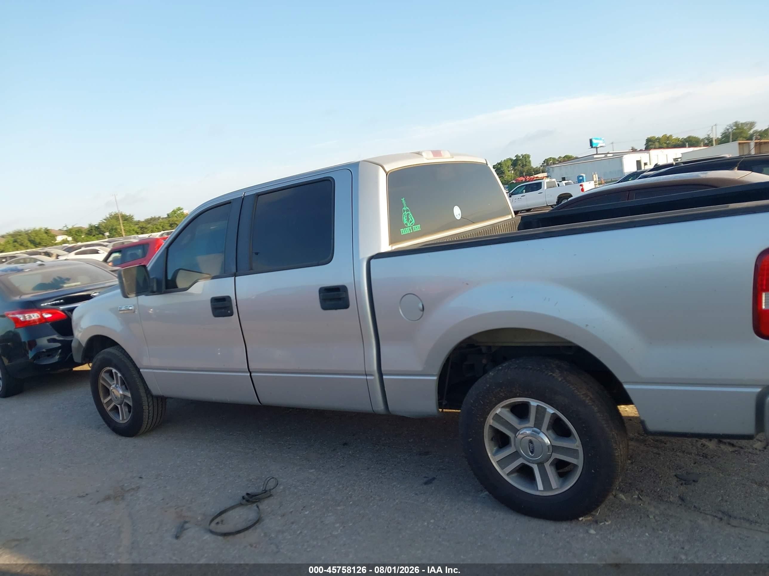 2008 Ford F-150 60th Anniversary/fx2/king Ranch/lariat/xlt Серебряный vin: 1FTPW12V98FC10004