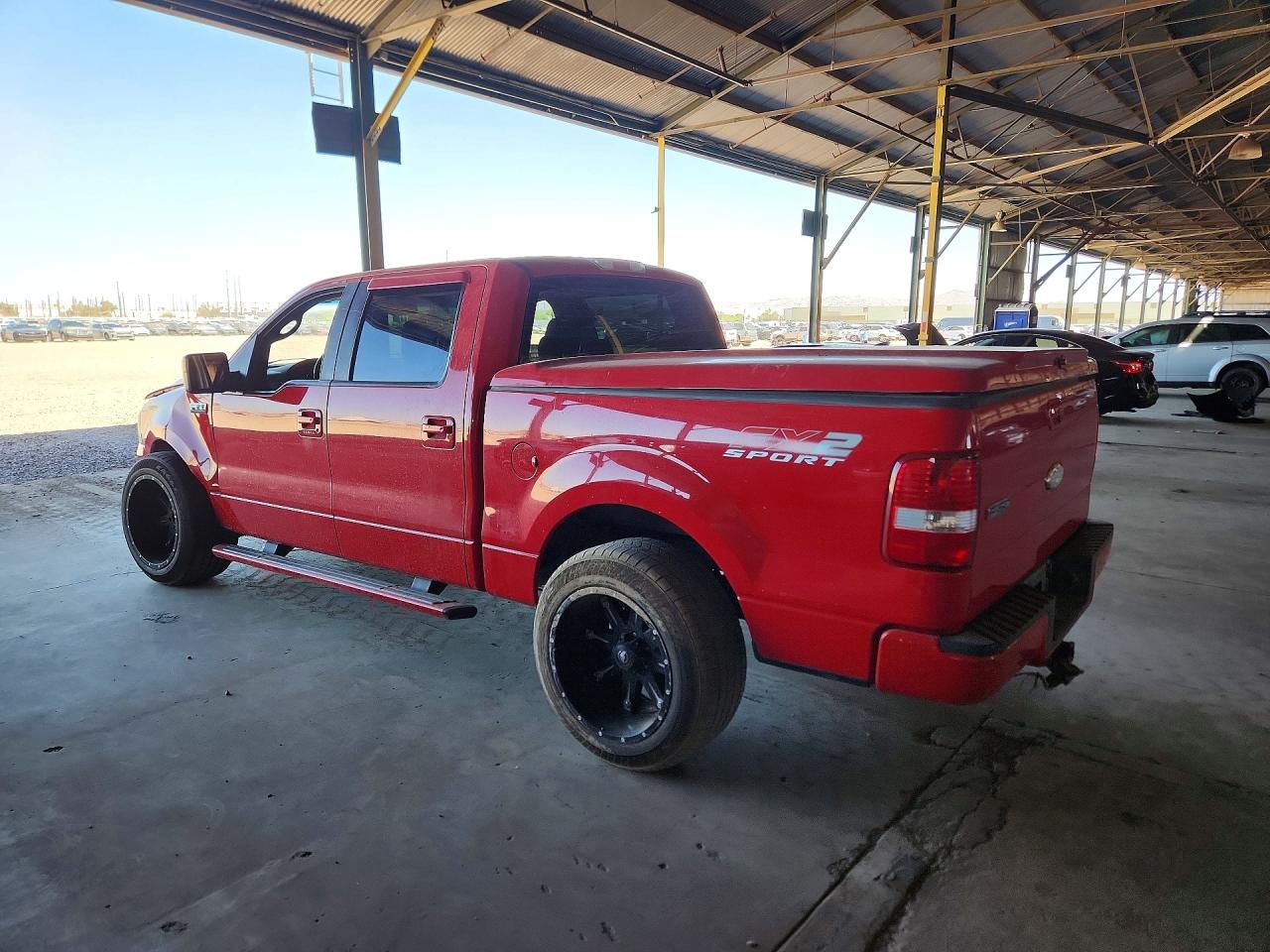 2008 Ford F150 Supercrew Red vin: 1FTPW12V98KB31374
