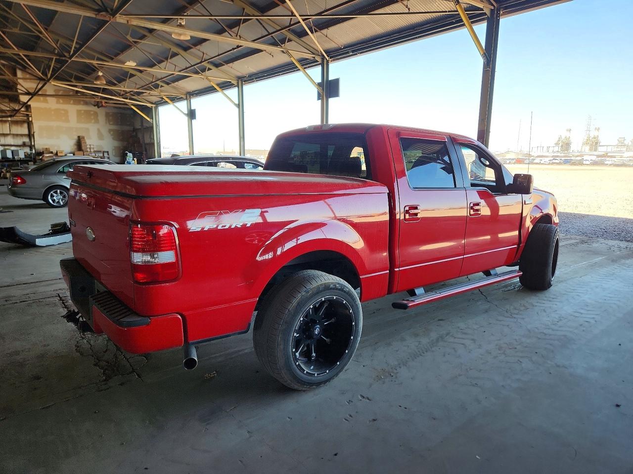 2008 Ford F150 Supercrew Red vin: 1FTPW12V98KB31374