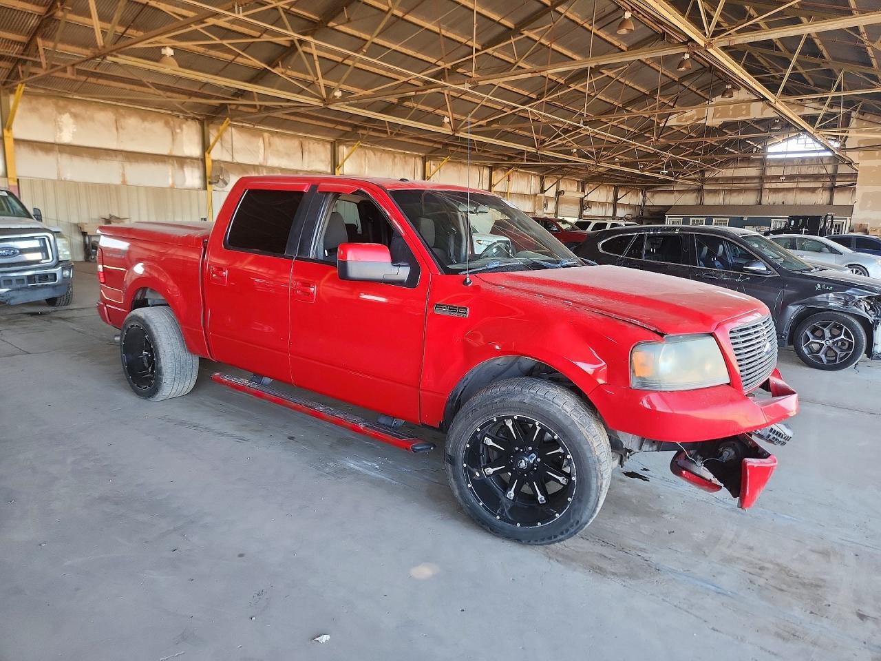 2008 Ford F150 Supercrew Red vin: 1FTPW12V98KB31374
