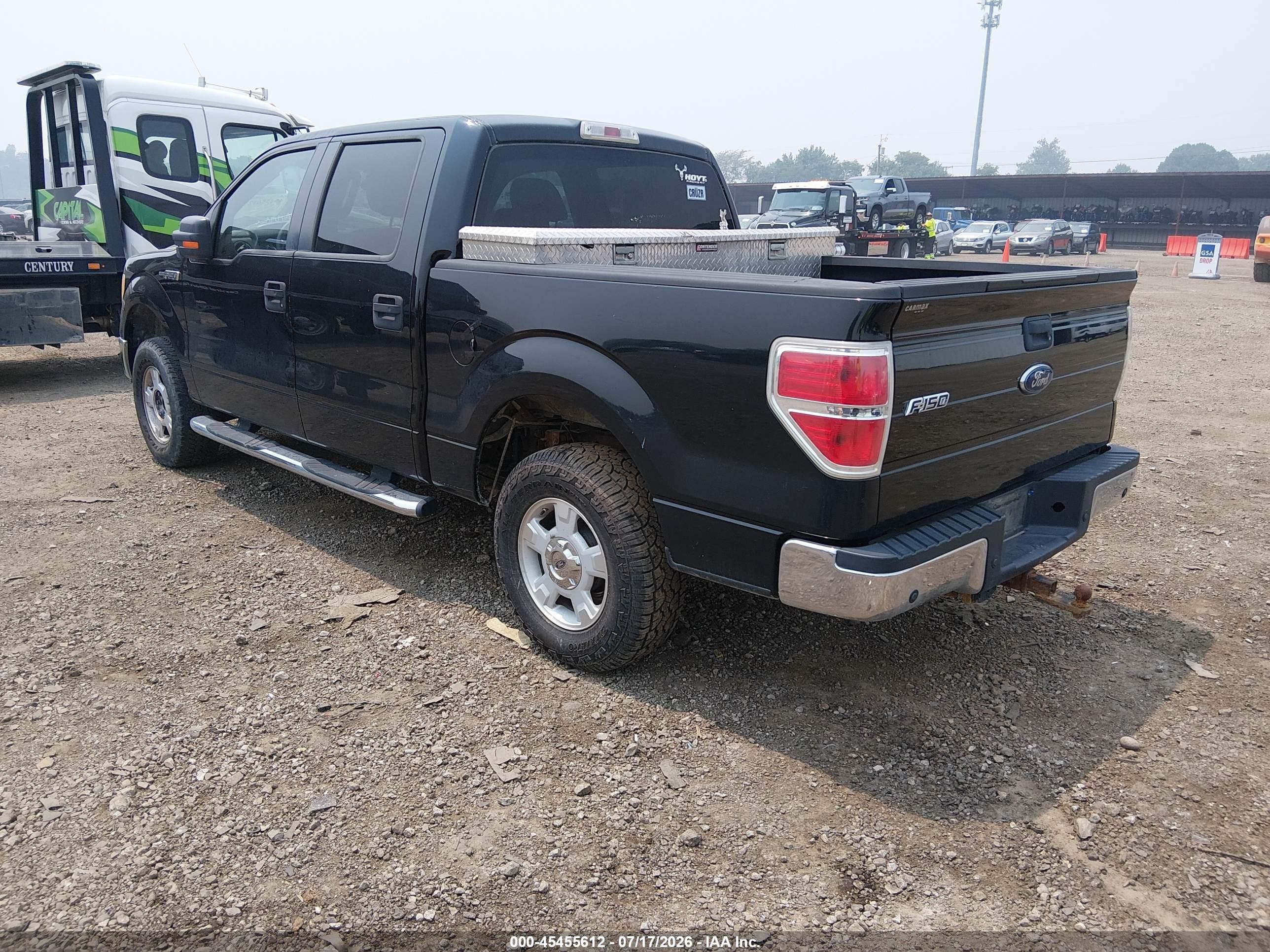 2009 Ford F-150 King Ranch/lariat/platinum/xl/xlt Black vin: 1FTPW12V99FA93834