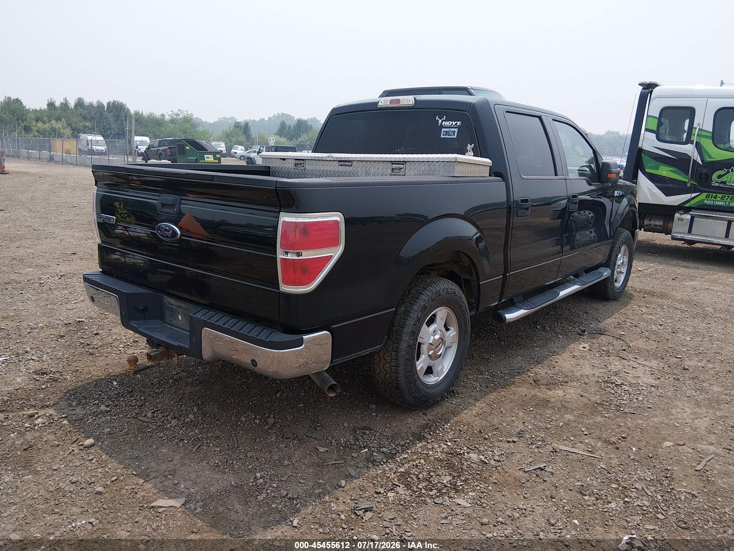 2009 Ford F-150 King Ranch/lariat/platinum/xl/xlt Black vin: 1FTPW12V99FA93834