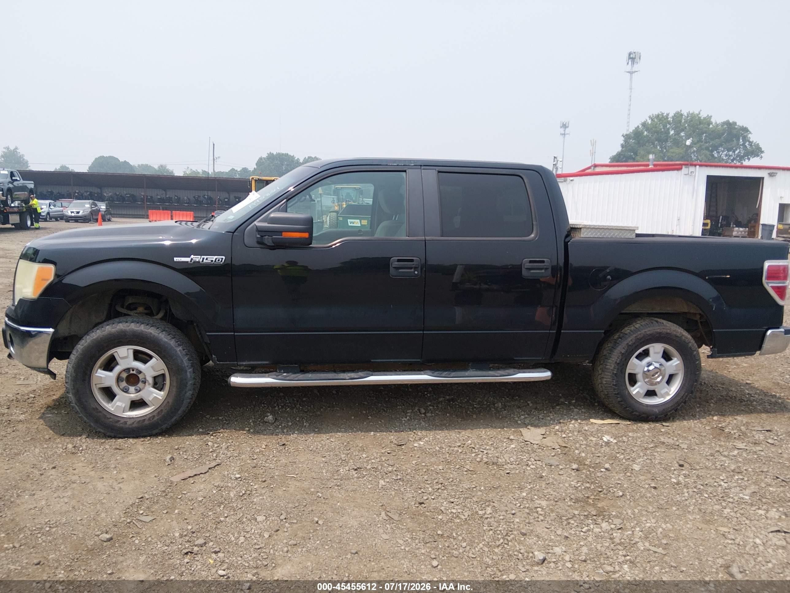 2009 Ford F-150 King Ranch/lariat/platinum/xl/xlt Black vin: 1FTPW12V99FA93834