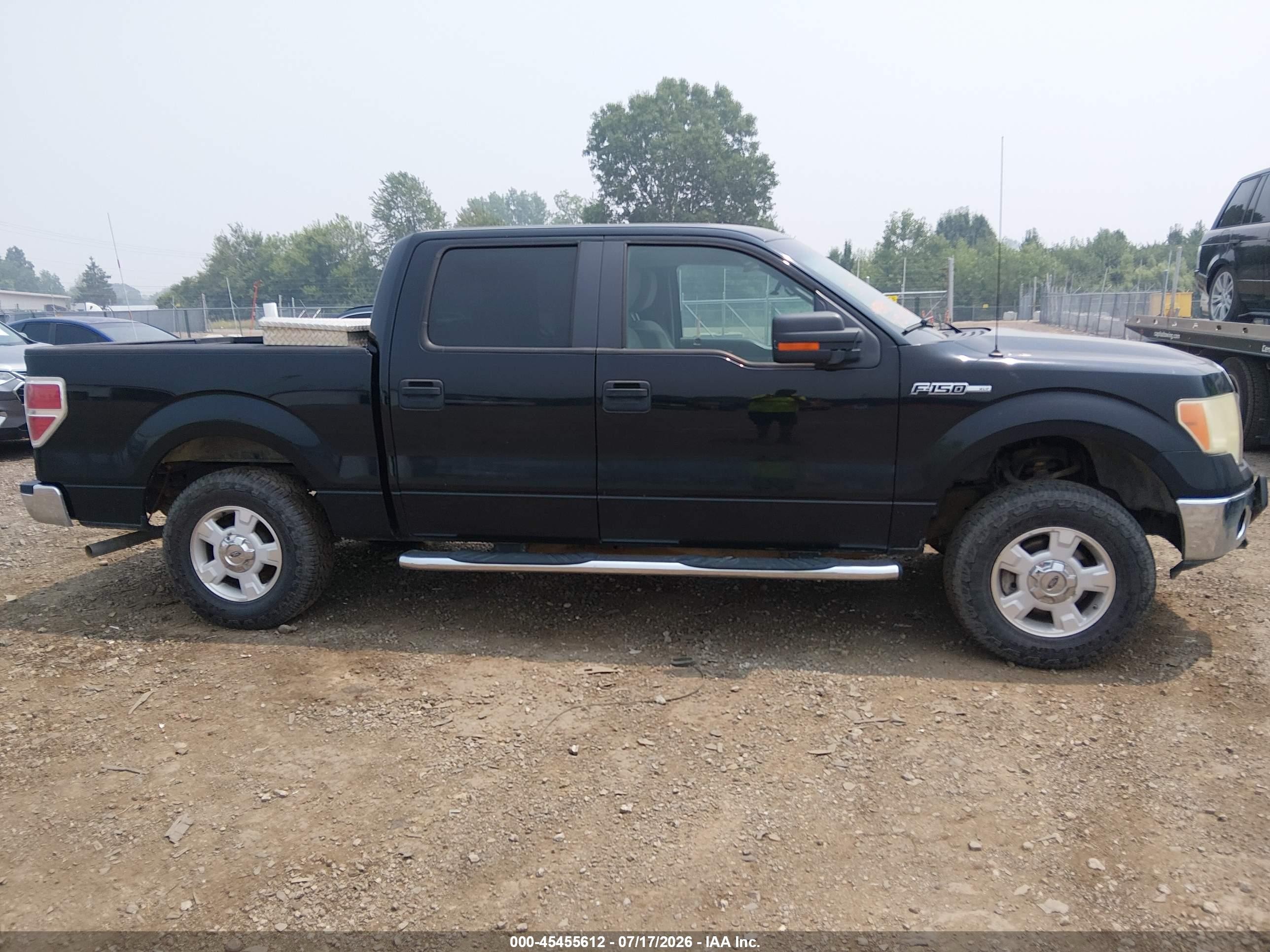 2009 Ford F-150 King Ranch/lariat/platinum/xl/xlt Black vin: 1FTPW12V99FA93834