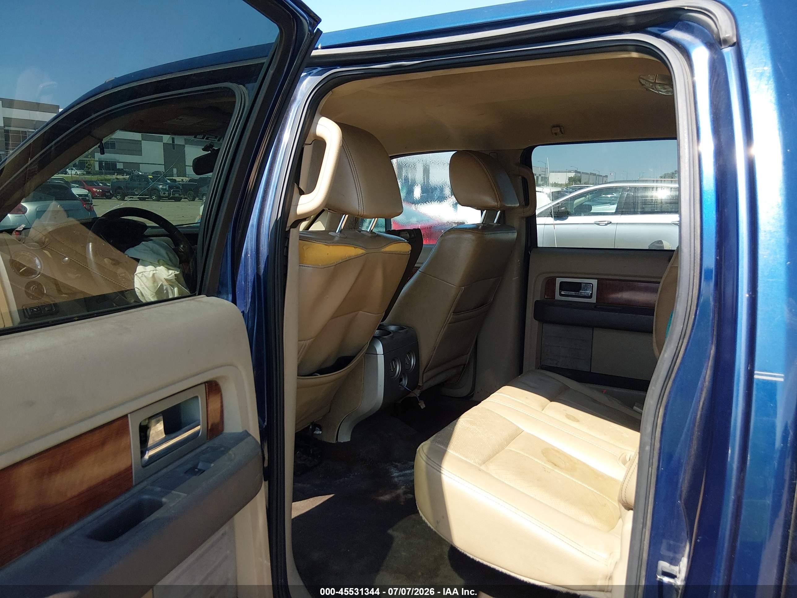 2009 Ford F-150 King Ranch/lariat/platinum/xl/xlt Blue vin: 1FTPW12V99KC95466