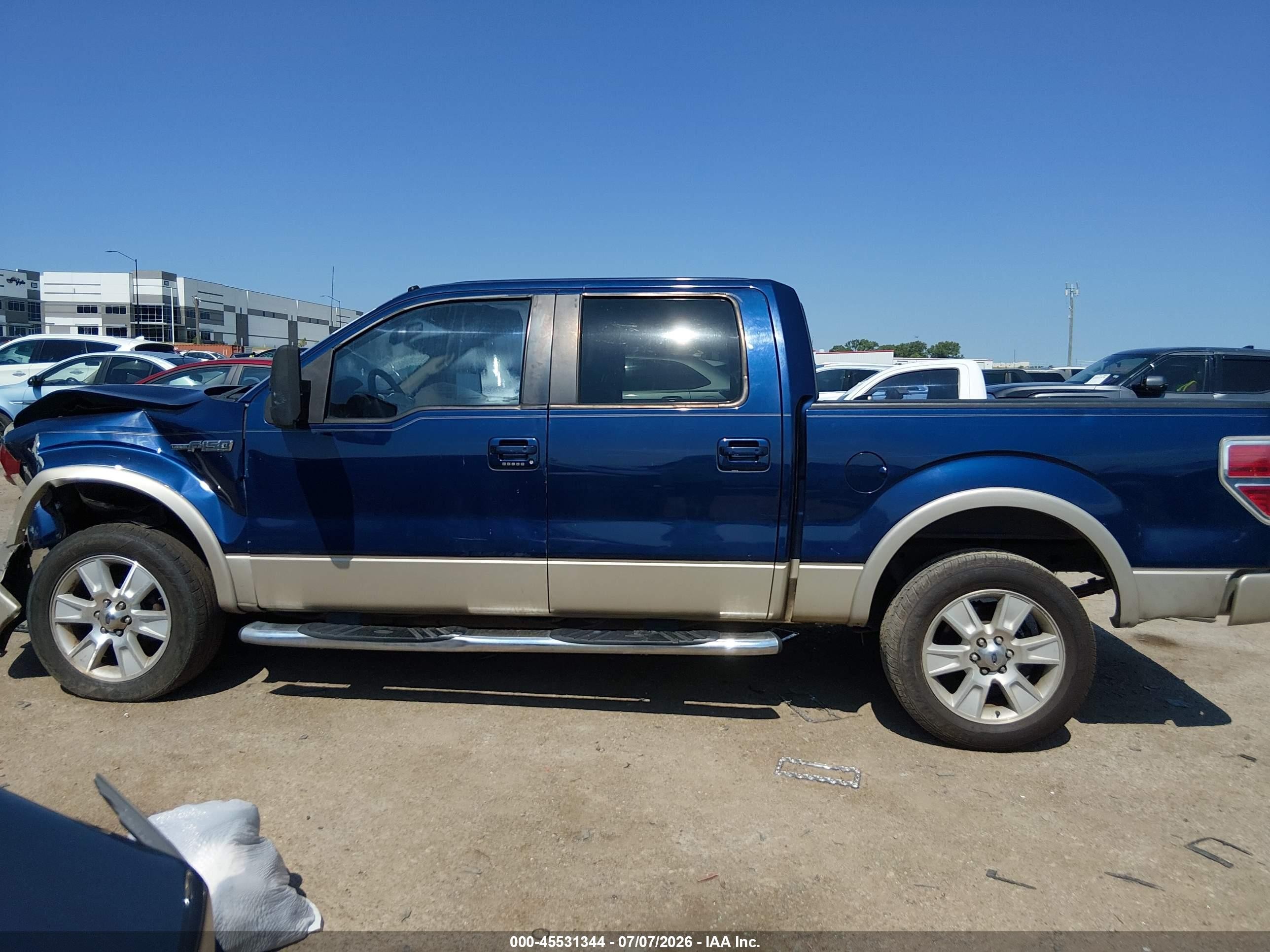 2009 Ford F-150 King Ranch/lariat/platinum/xl/xlt Blue vin: 1FTPW12V99KC95466