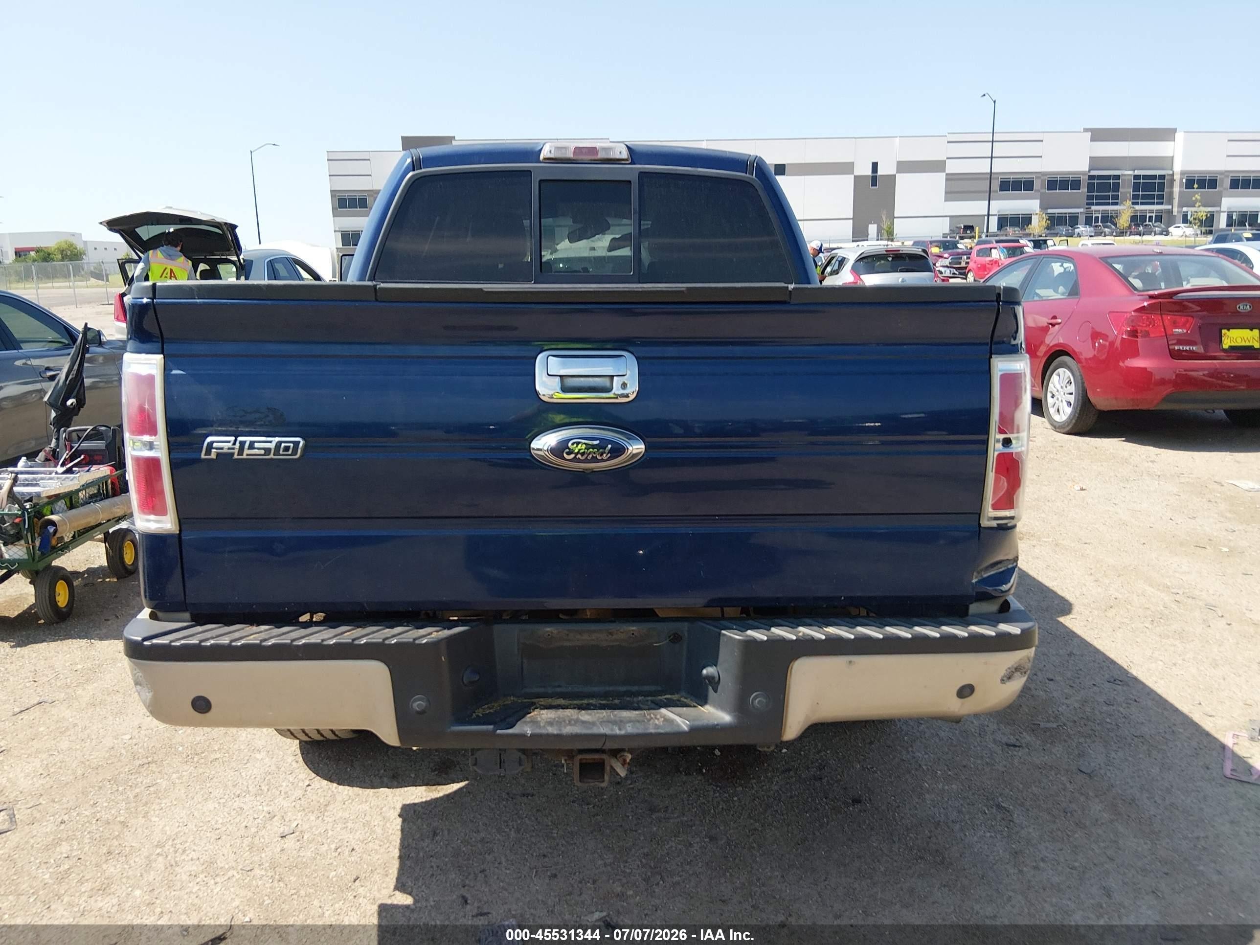 2009 Ford F-150 King Ranch/lariat/platinum/xl/xlt Blue vin: 1FTPW12V99KC95466