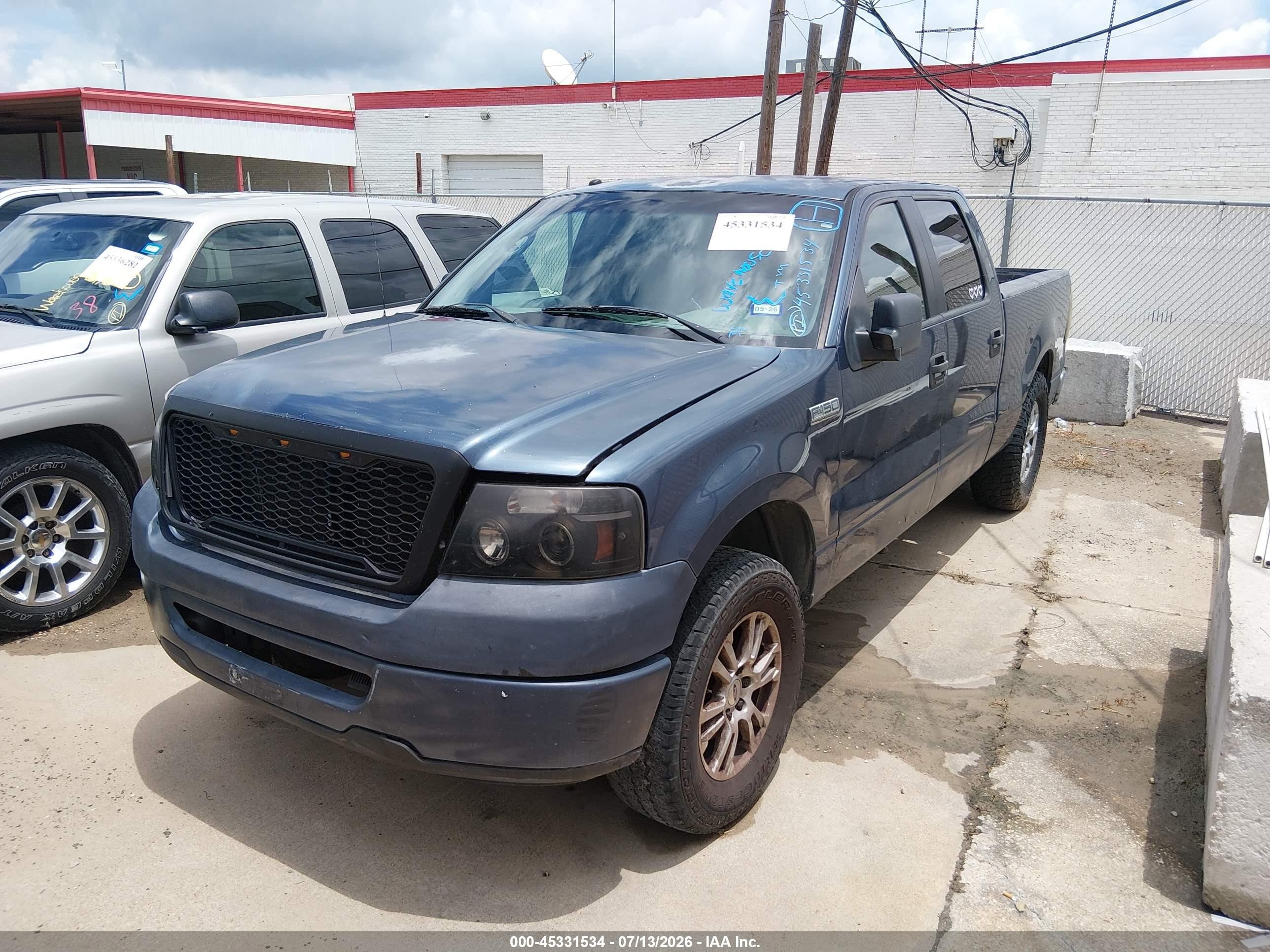 2006 Ford F-150 Lariat/xlt Blue vin: 1FTPW12VX6FA89156