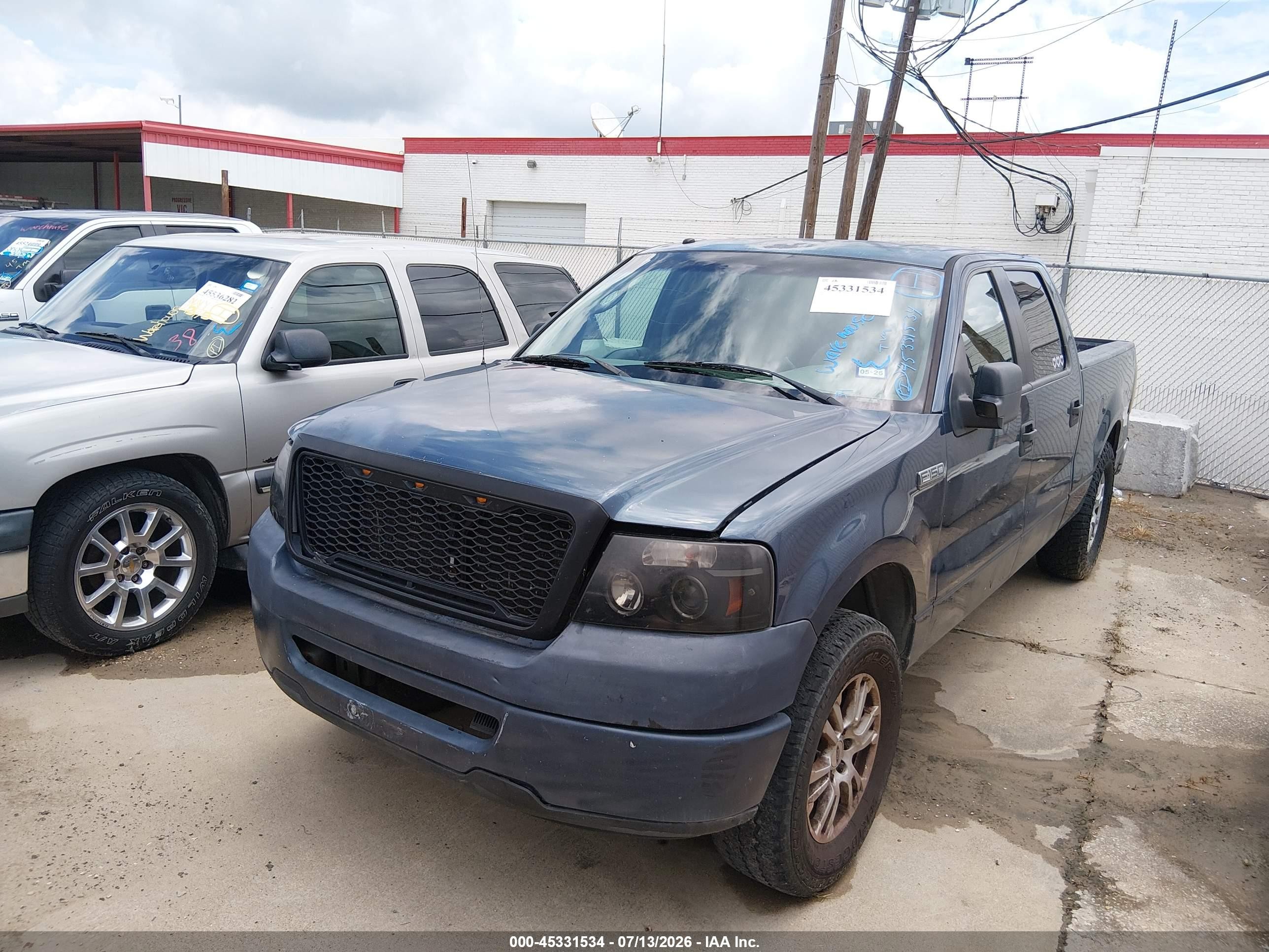 2006 Ford F-150 Lariat/xlt Blue vin: 1FTPW12VX6FA89156