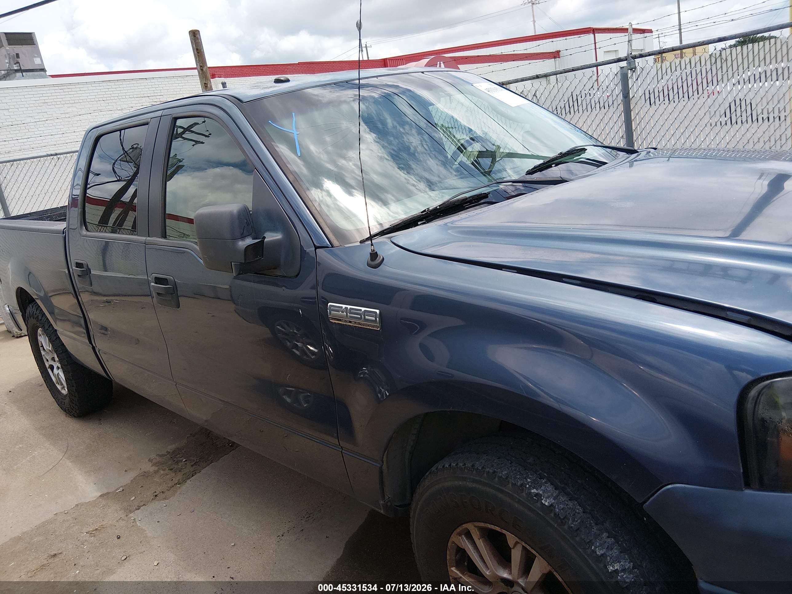 2006 Ford F-150 Lariat/xlt Blue vin: 1FTPW12VX6FA89156