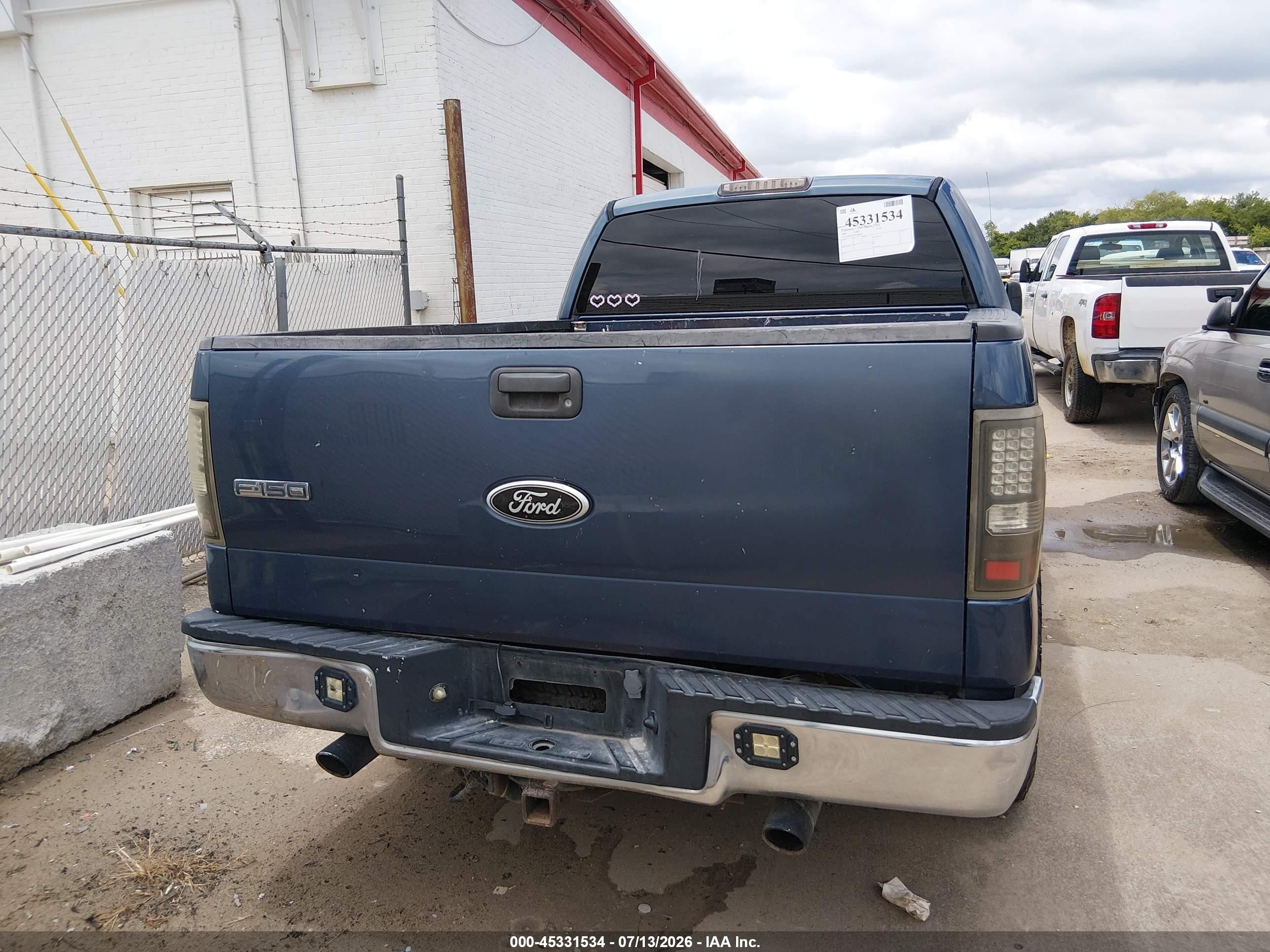 2006 Ford F-150 Lariat/xlt Blue vin: 1FTPW12VX6FA89156