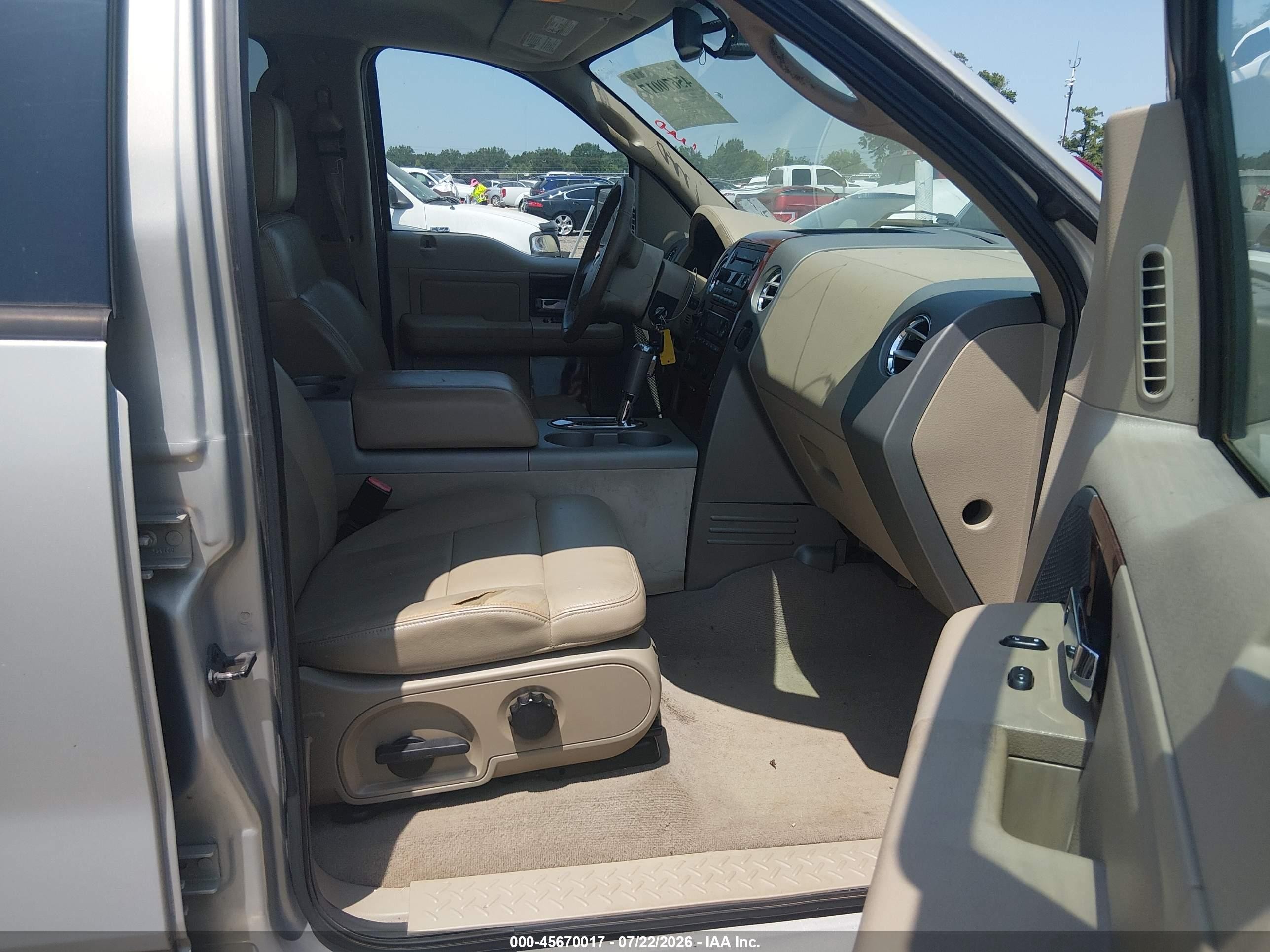 2006 Ford F-150 Lariat/xlt Silver vin: 1FTPW12VX6FB16047