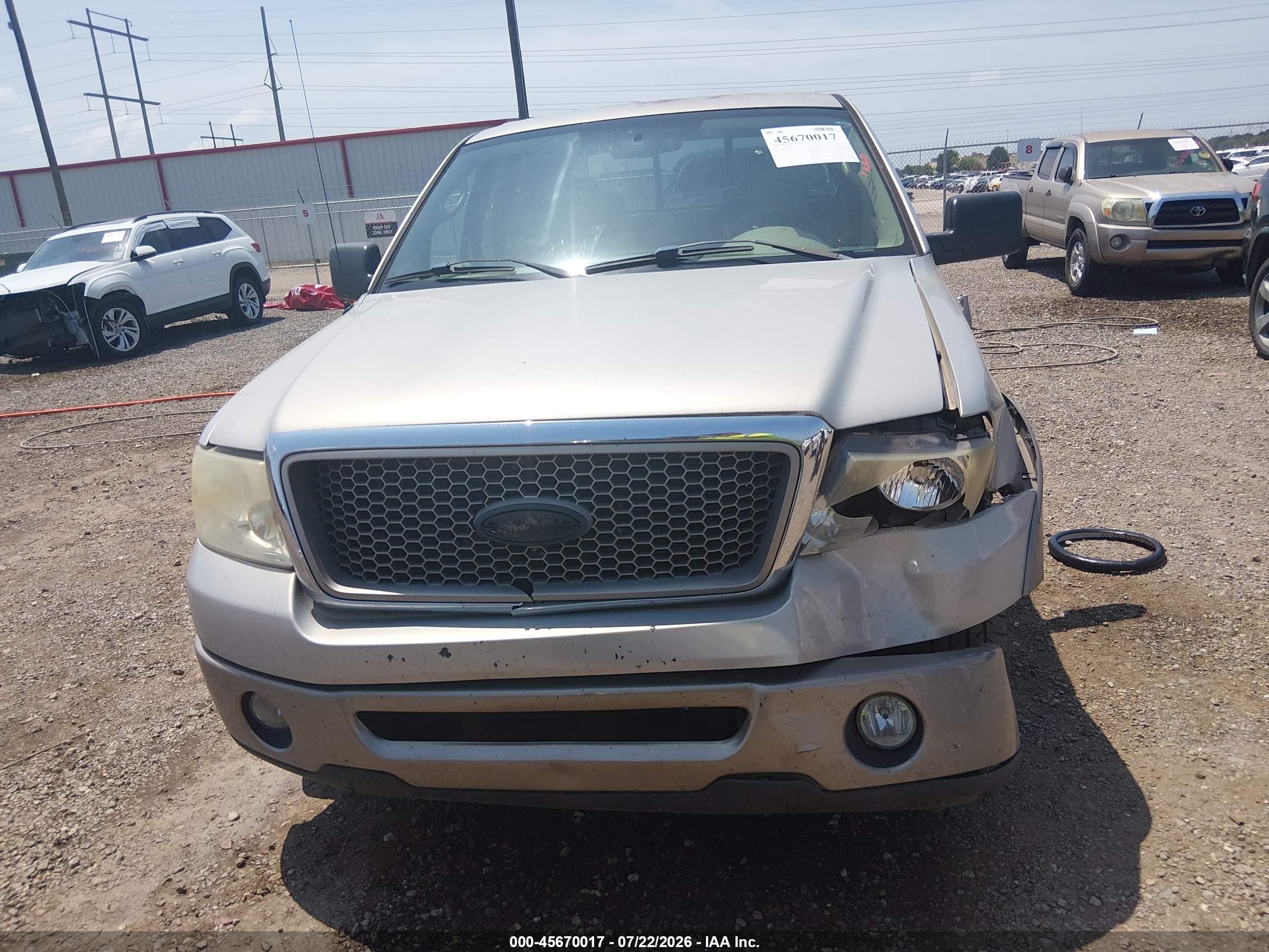 2006 Ford F-150 Lariat/xlt Silver vin: 1FTPW12VX6FB16047
