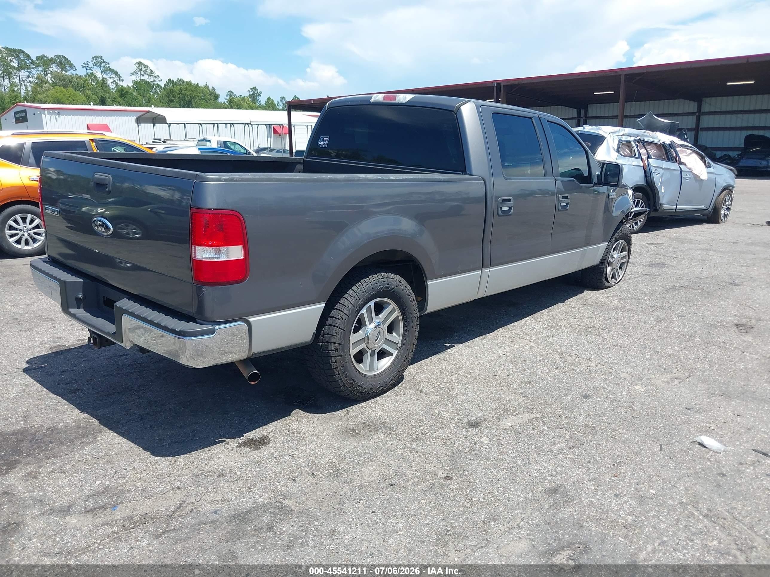 2006 Ford F-150 Lariat/xlt White vin: 1FTPW12VX6FB23354