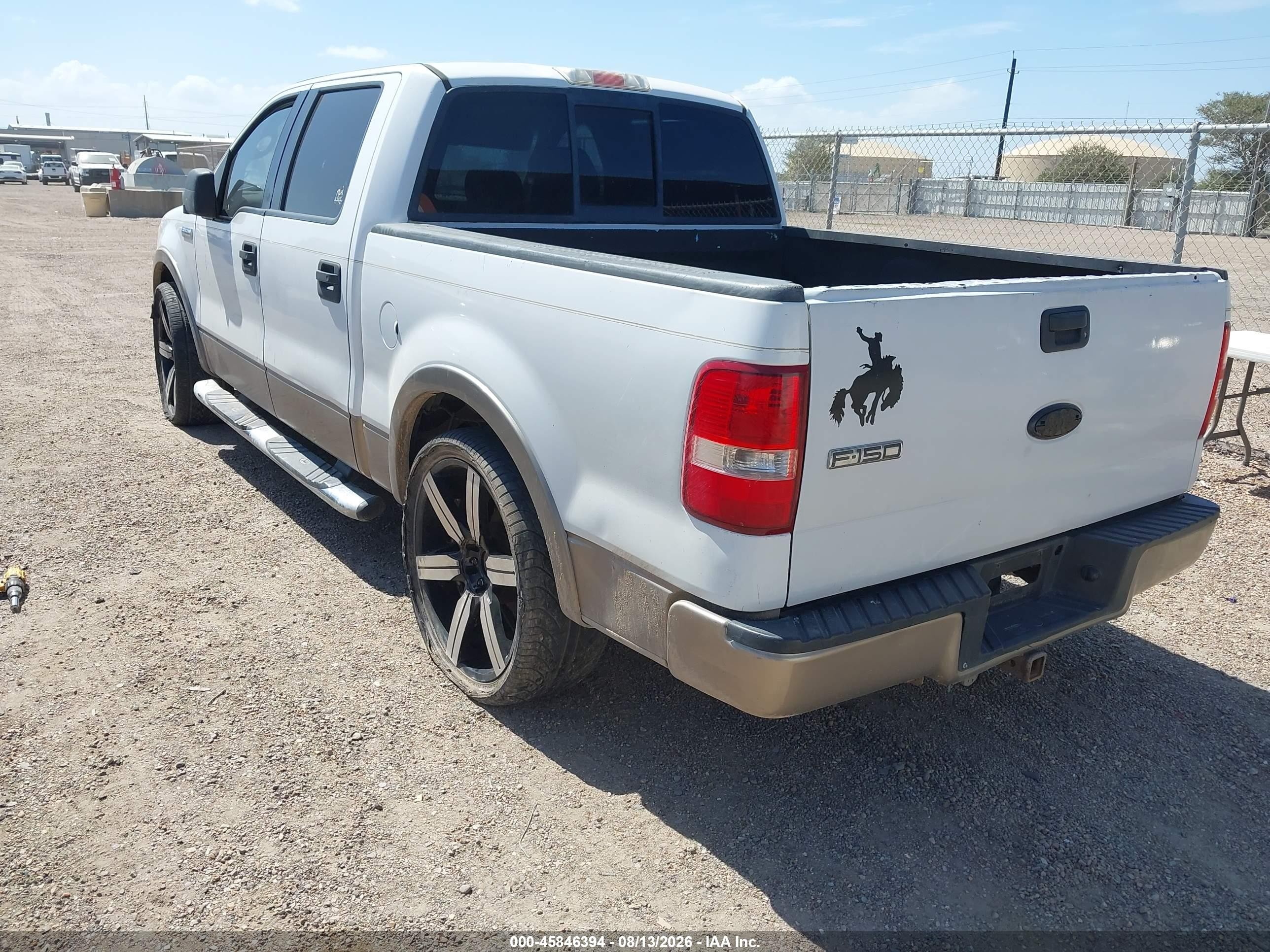 2006 Ford F-150 Lariat/xlt White vin: 1FTPW12VX6KD72776